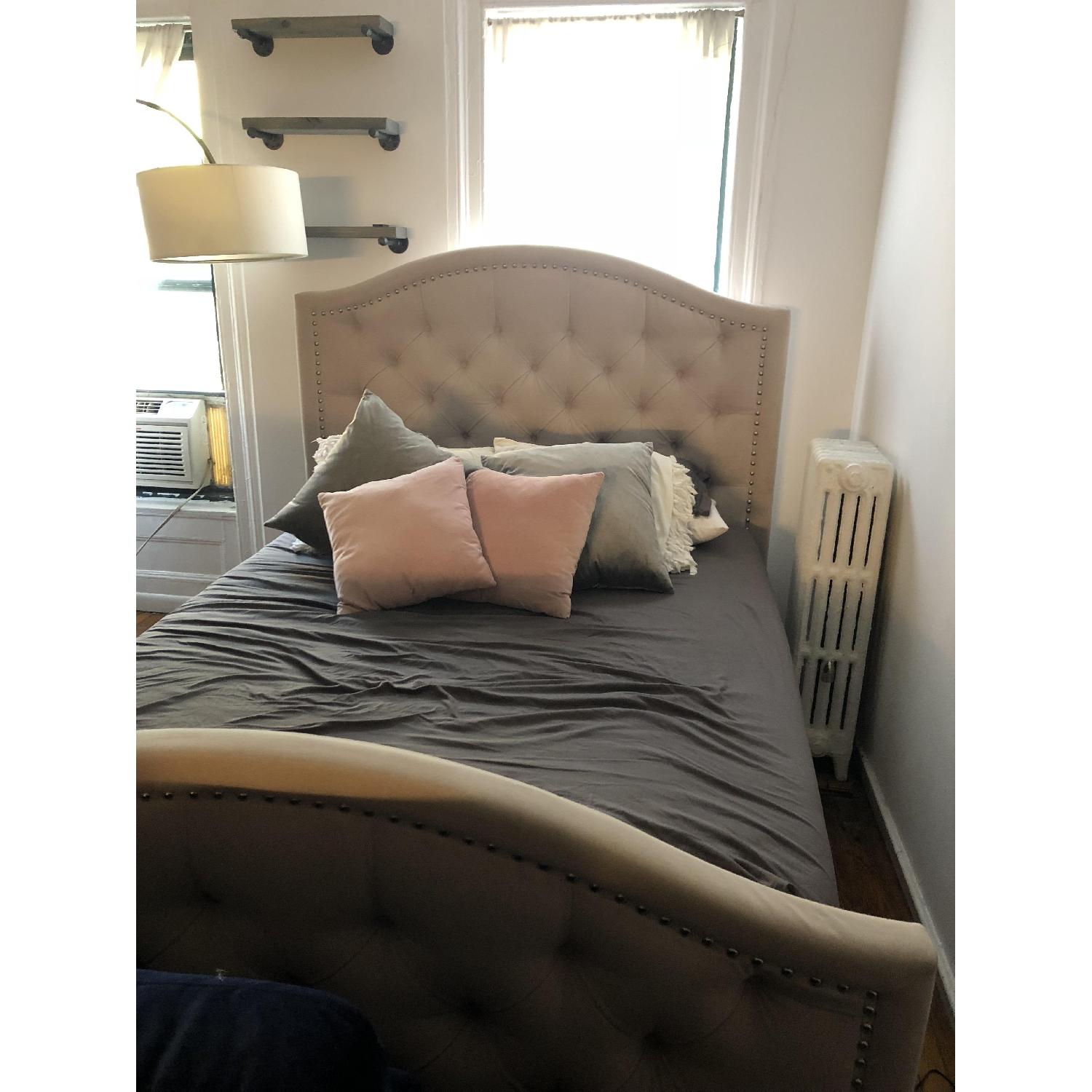 Z Gallerie Nicolette Queen Bed - image-1