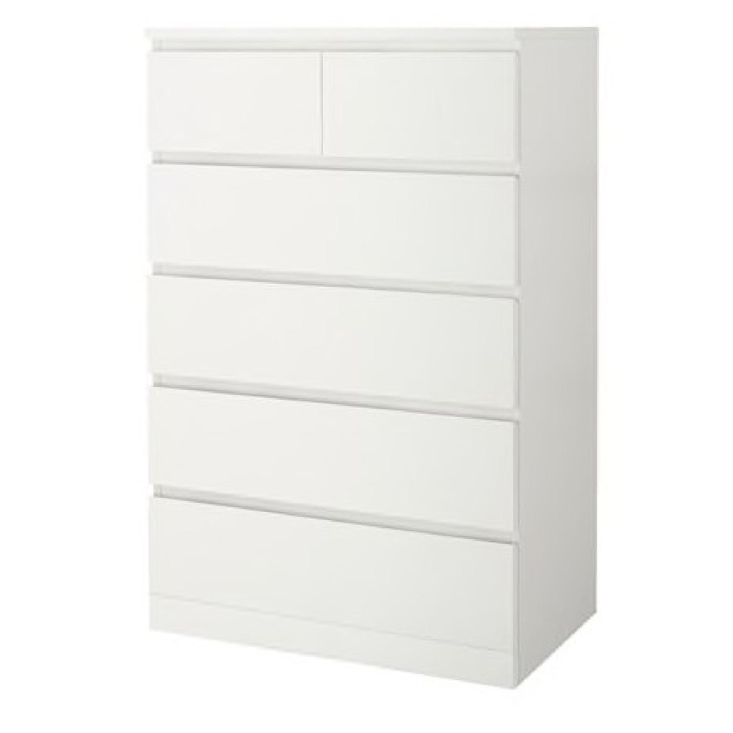 Ikea Malm 6 Drawer Chest - image-0