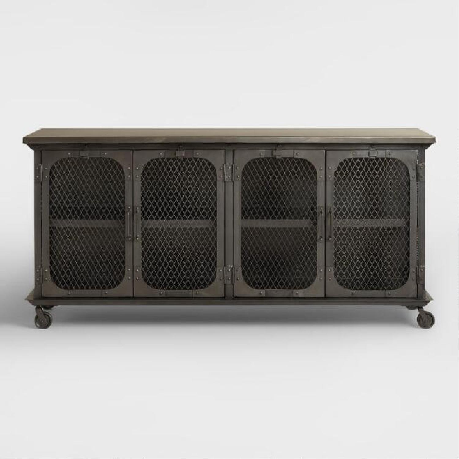 World Market Metal Bexley Storage Cabinet - image-1