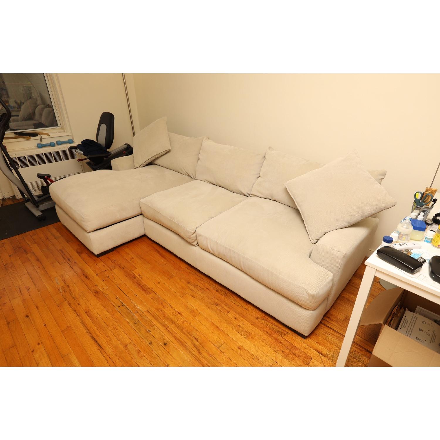 Macy's Rhyder 3Piece Fabric Sectional Sofa w/ Chaise AptDeco