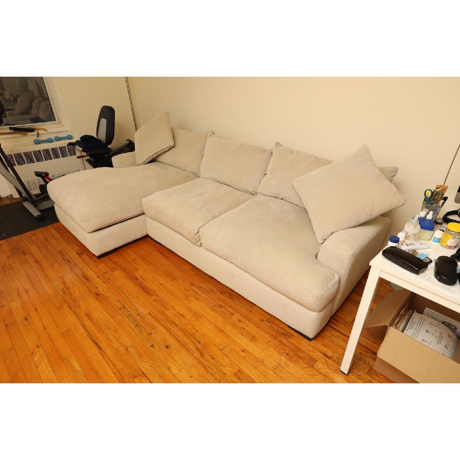 Macy's Rhyder 3Piece Fabric Sectional Sofa w/ Chaise AptDeco