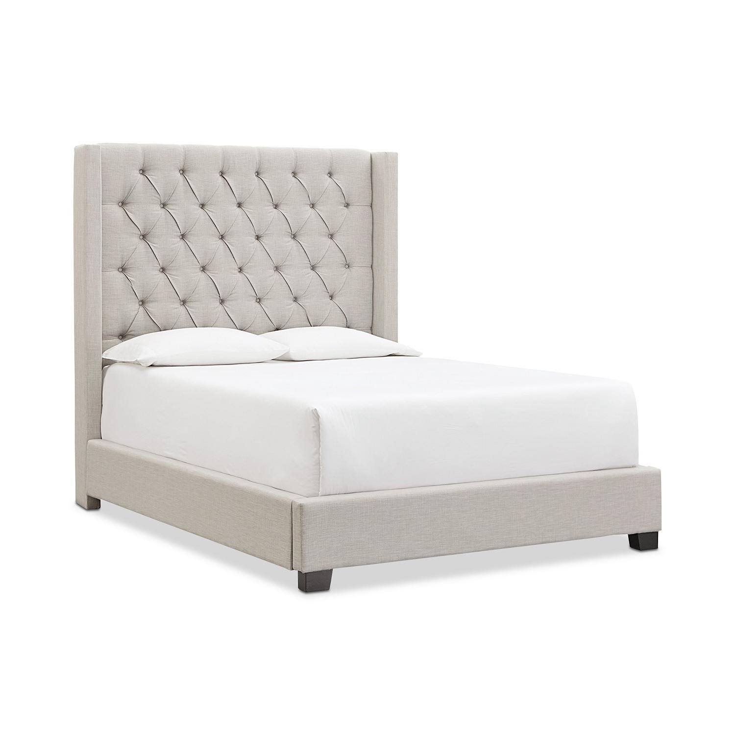 Macy's Monroe Queen Bed w/ Upholstered Headboard - image-2