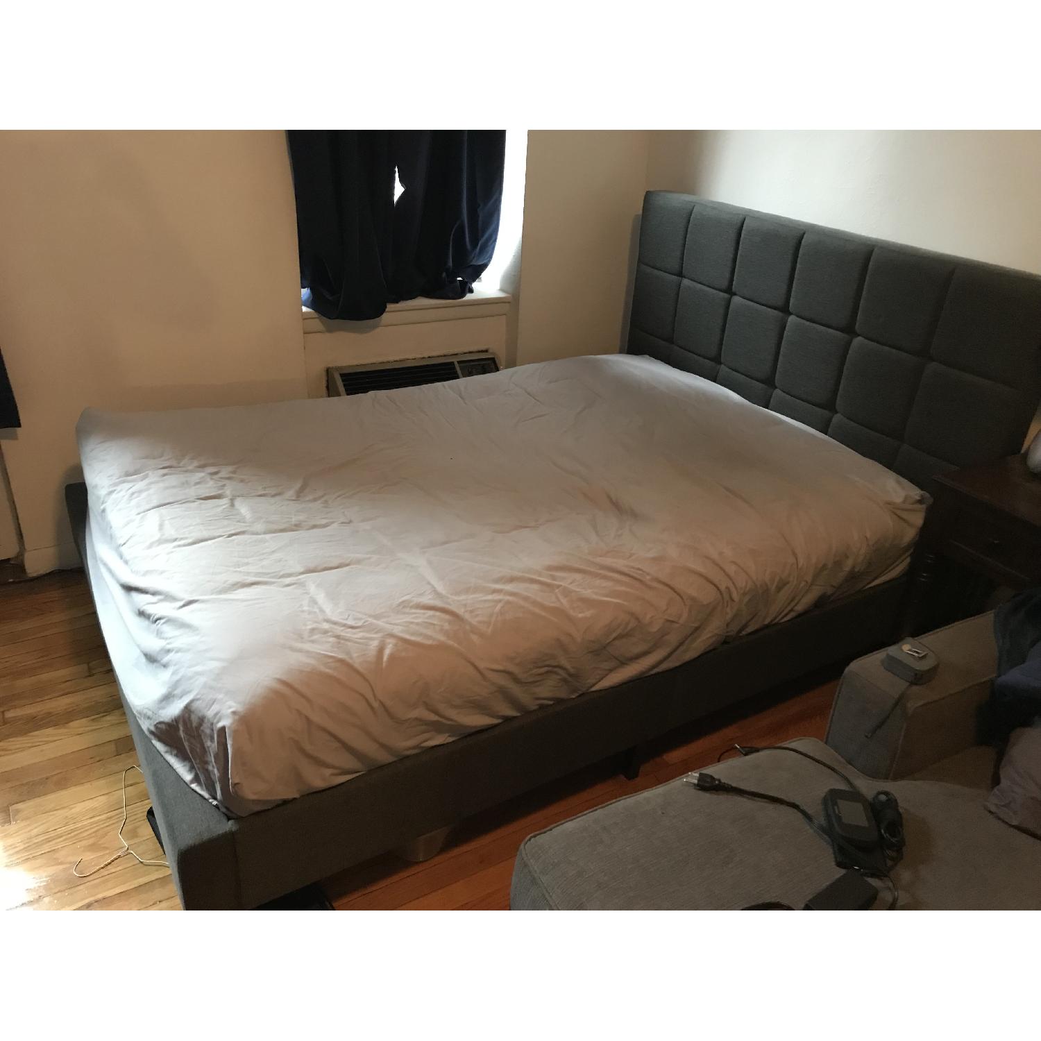 OrthoTherapy Full Size Upholstered Platform Bed - image-2