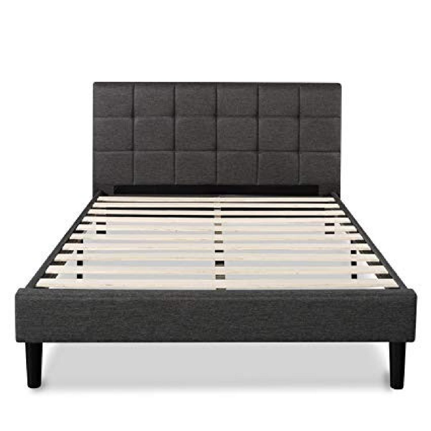 OrthoTherapy Full Size Upholstered Platform Bed - image-0