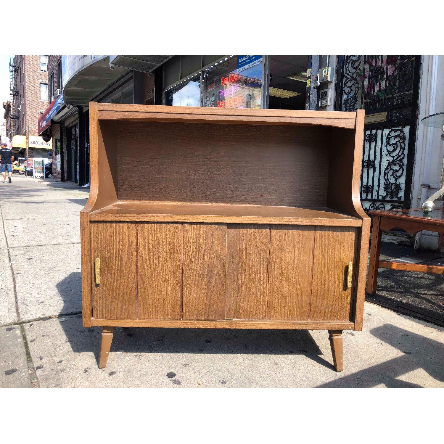 Vintage Mid Century Media Cabinet - image-1