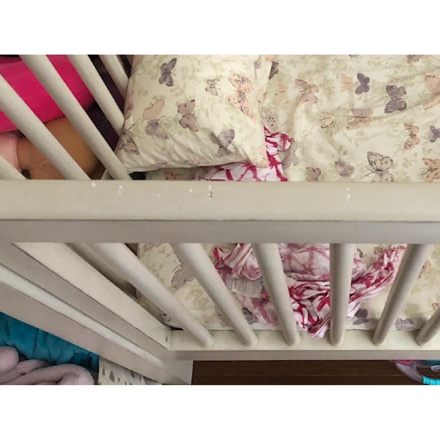 Restoration Hardware Antique Spindle Crib - image-5