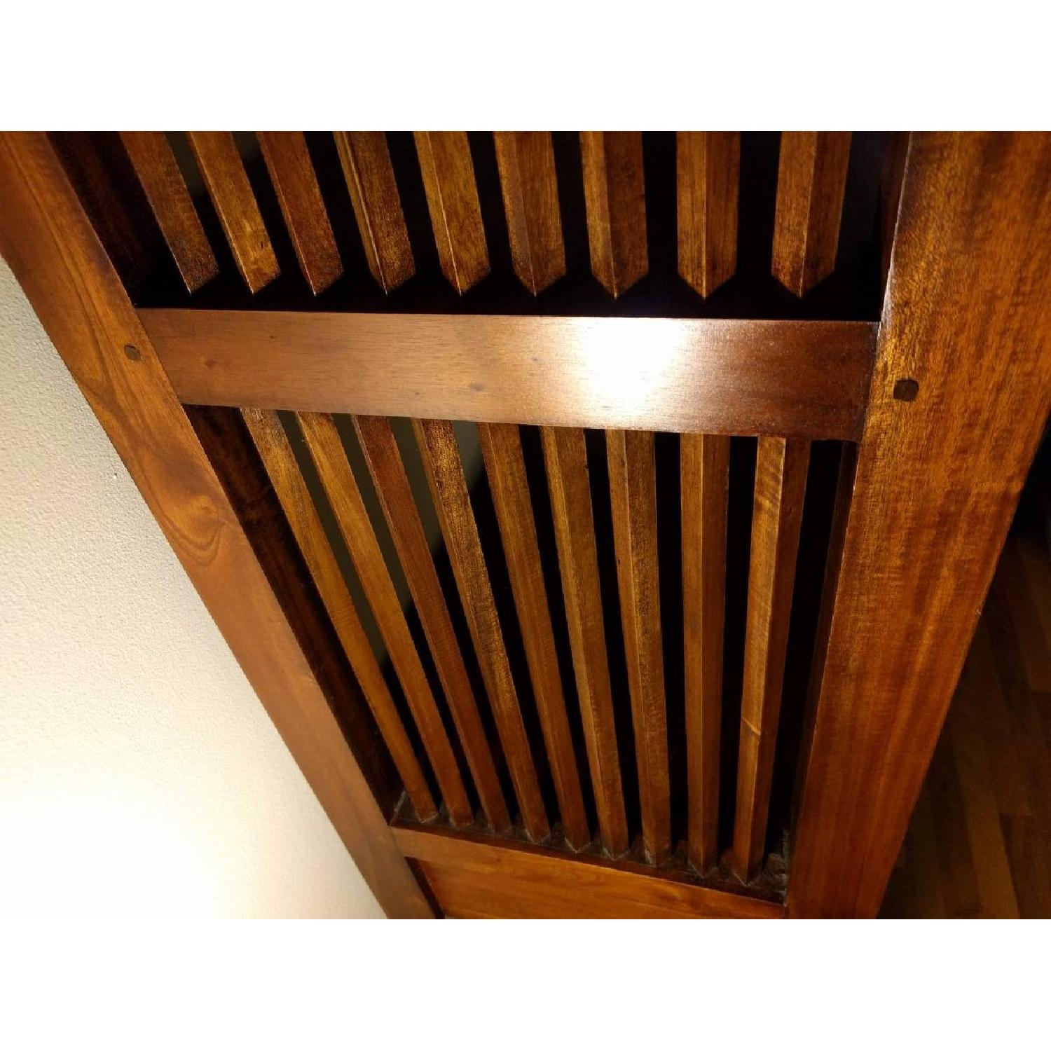 Handmade Balinese Double-Sided Rosewood Bookcase - image-1