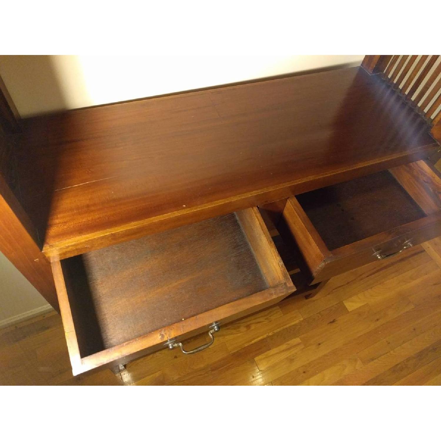 Handmade Balinese Double-Sided Rosewood Bookcase - image-7