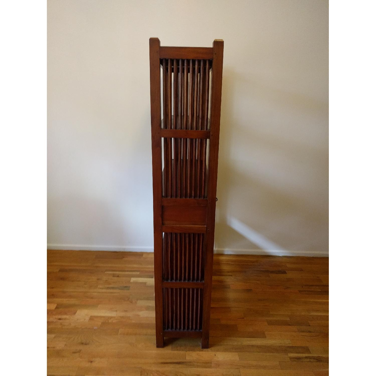 Handmade Balinese Double-Sided Rosewood Bookcase - image-15