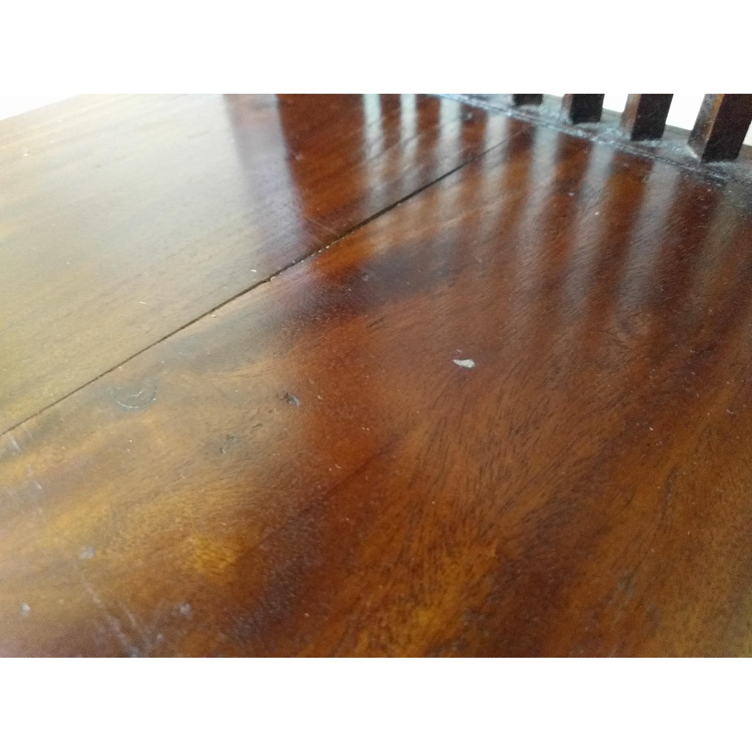 Handmade Balinese Double-Sided Rosewood Bookcase - AptDeco