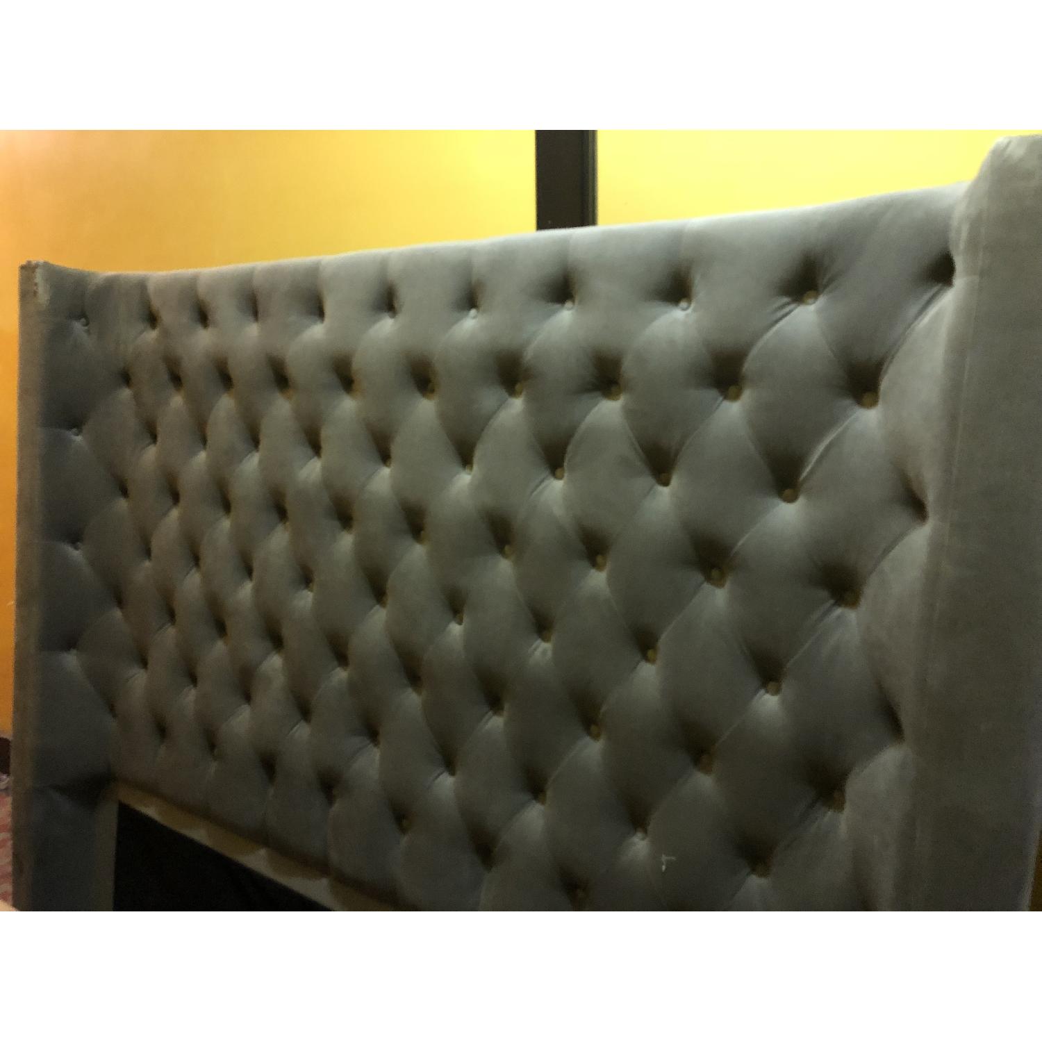American Signature Mandarin King Bed in Charcoal Grey - image-3