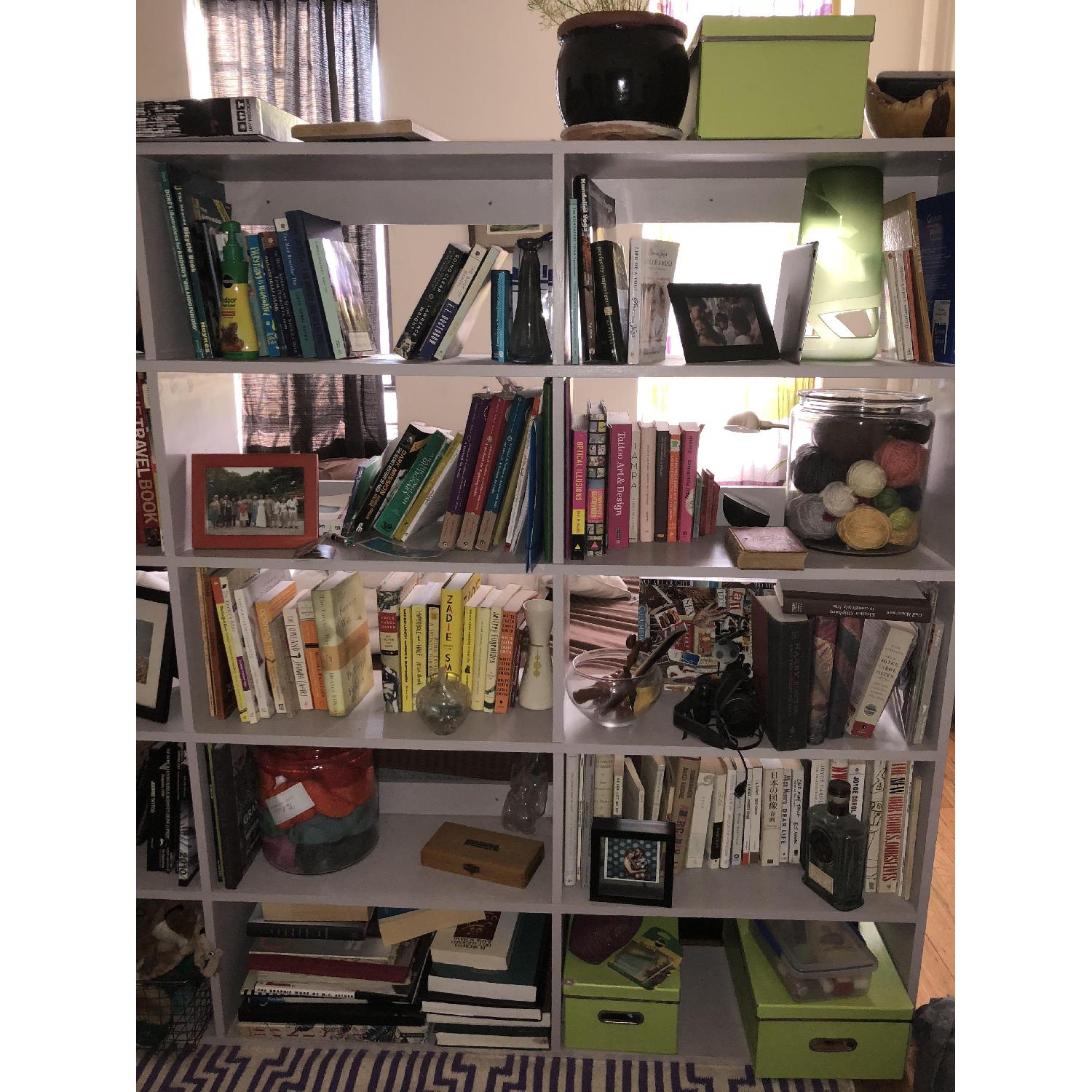 Large Painted Bookcase - image-1