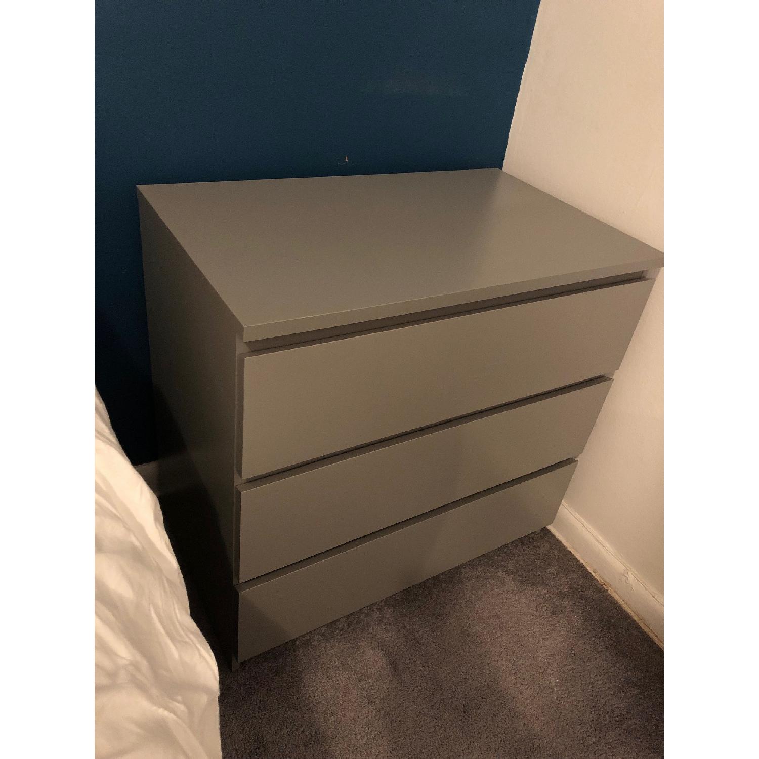 Ikea Malm 3Drawer Dresser AptDeco