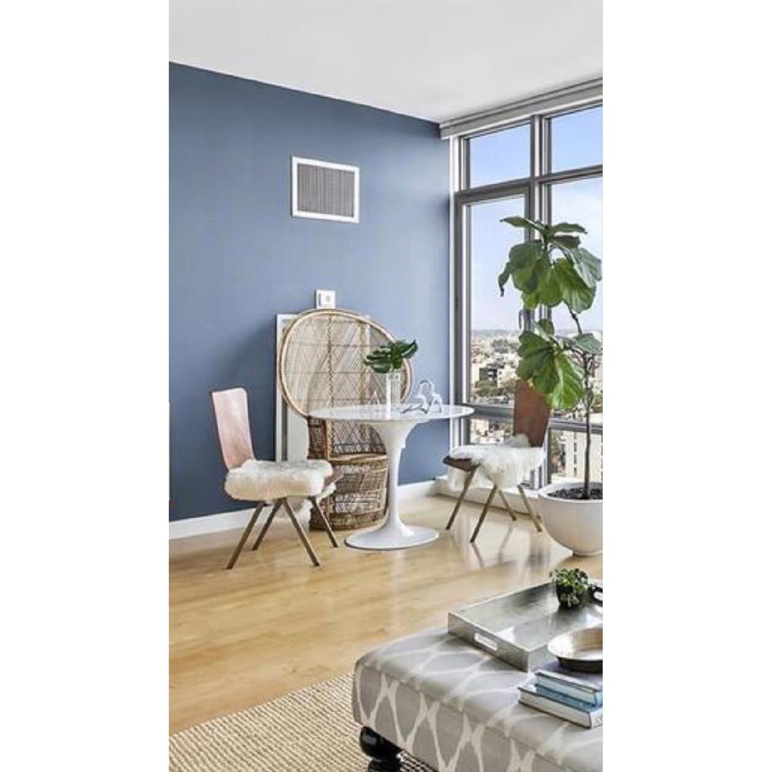 Tulip Style Mid Century Dining Table w/ Italian Marble Top - image-4