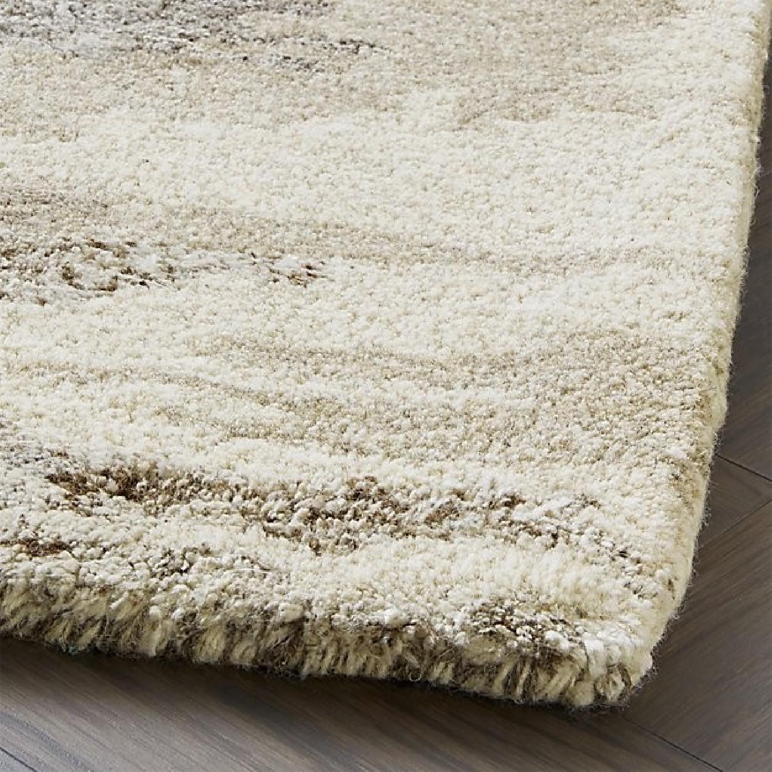 Crate & Barrel Birch Neutral Wool-Blend Abstract Rug - image-5