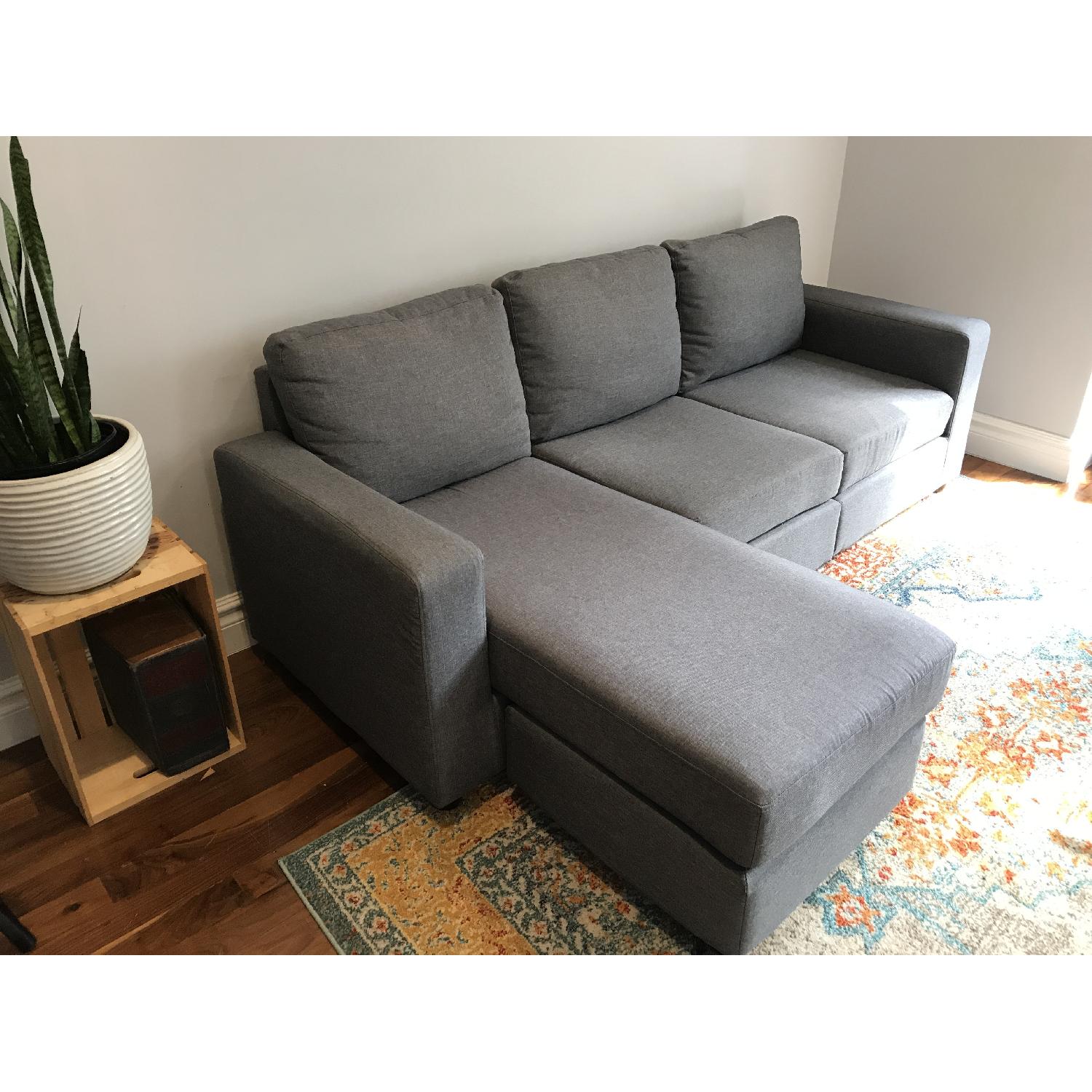 Mercury Row Cleland Heights Reversible Sectional Sofa AptDeco