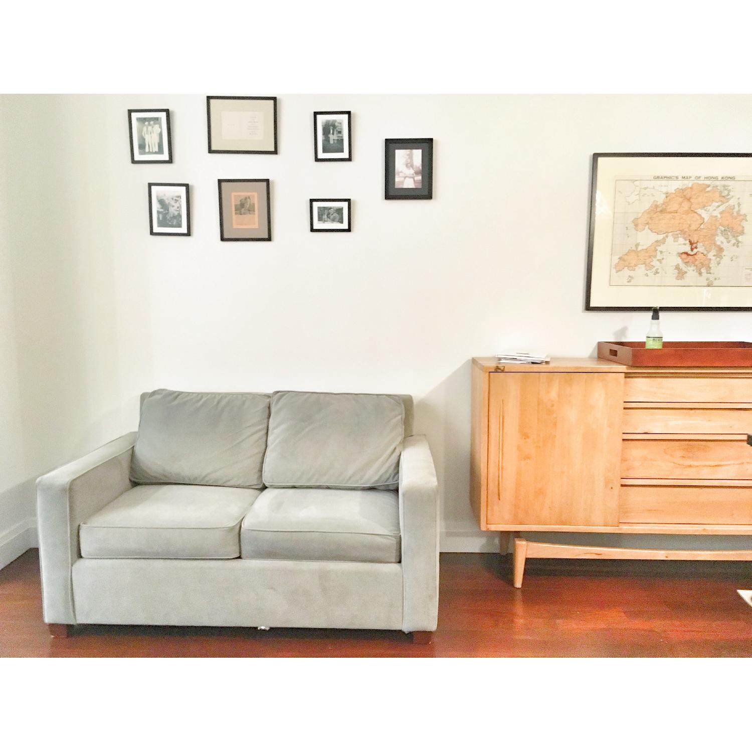 Pottery Barn Pearce Square Arm Sleeper Sofa - image-1