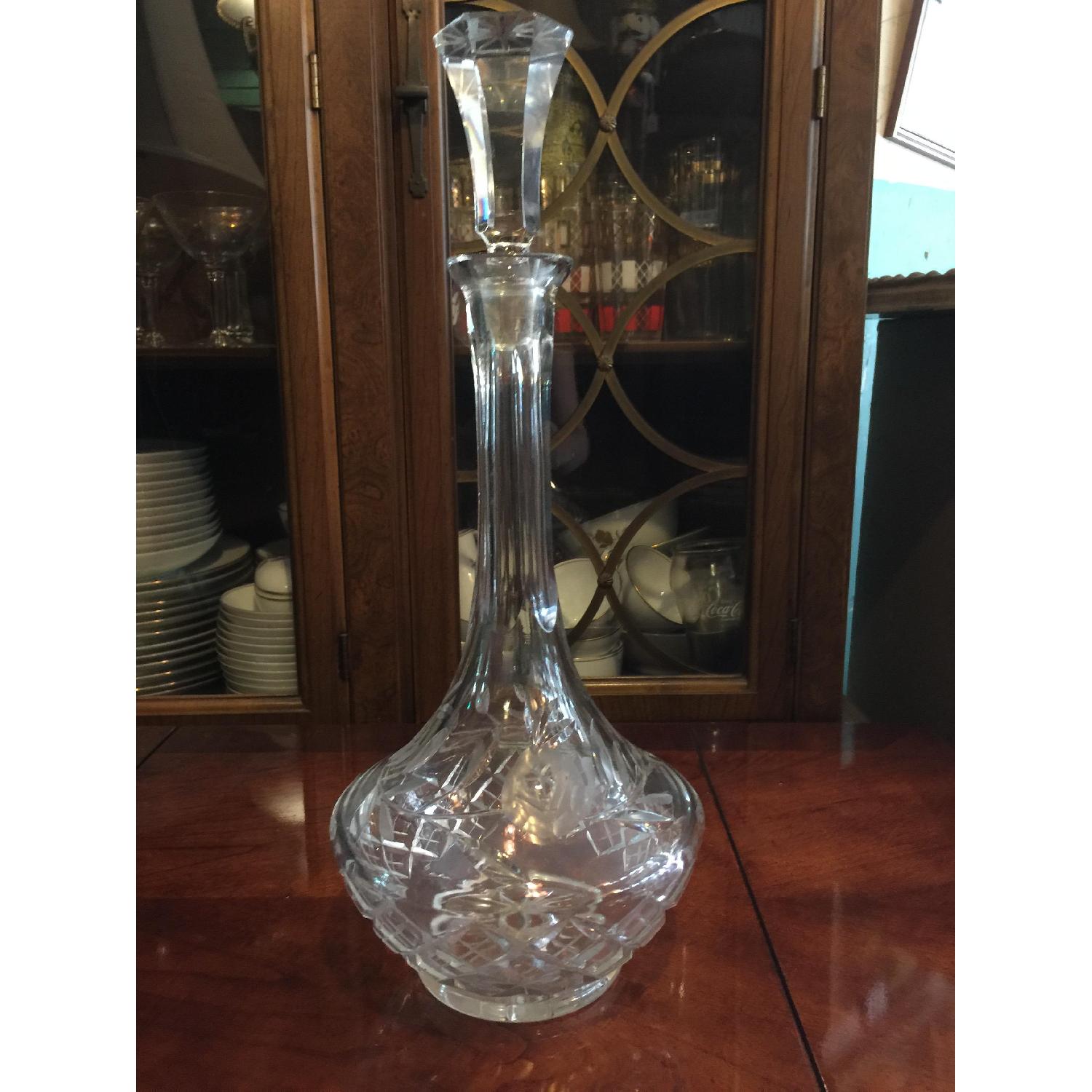 Vintage Crystal Wine Decanter - image-2
