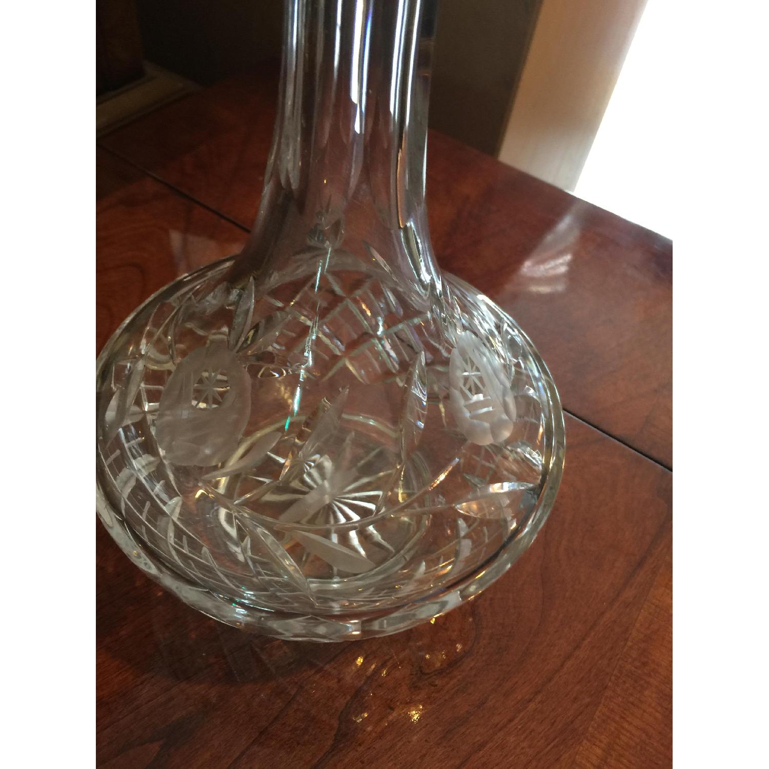 Vintage Crystal Wine Decanter - image-10