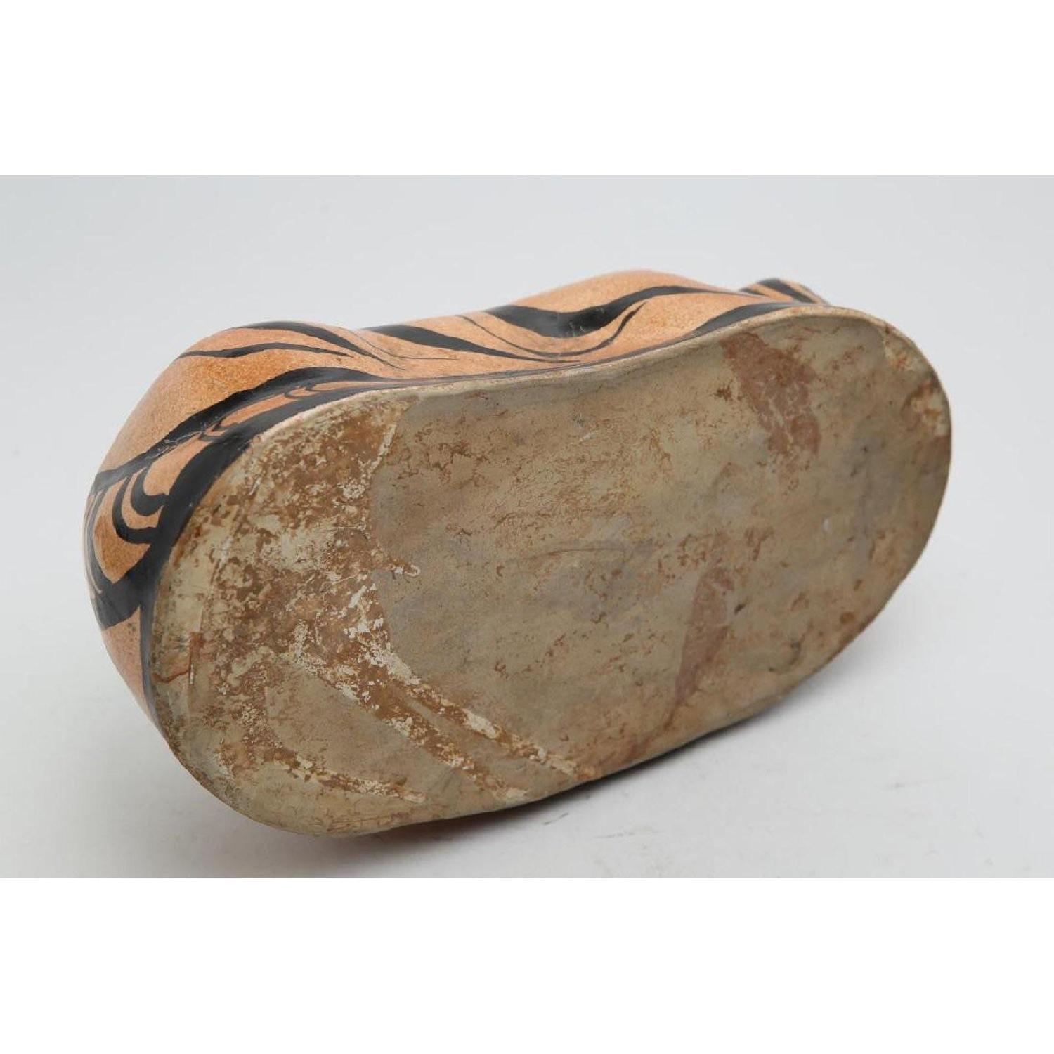 Jin Dynasty c. 1100 Crouching Tiger Cizhouware Pillow - image-3