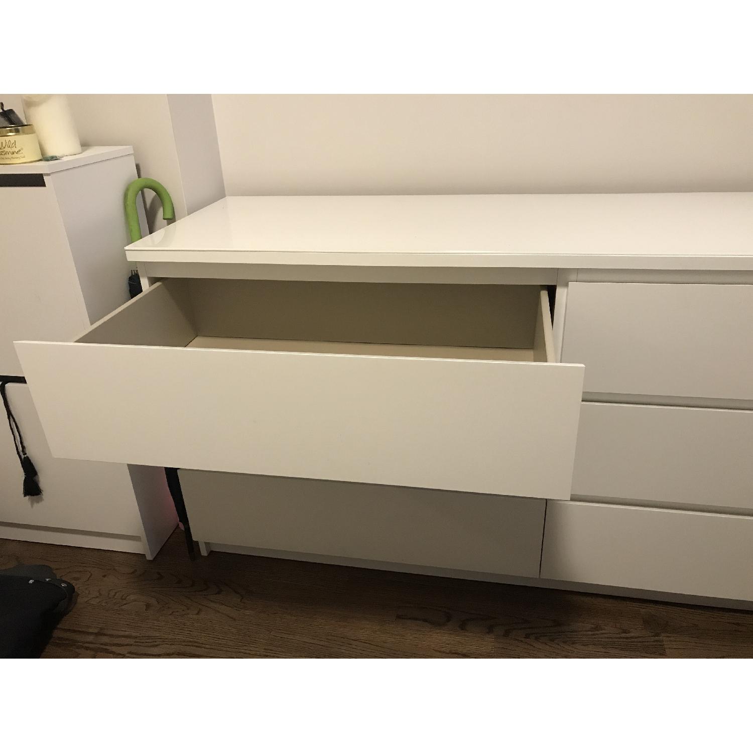 Ikea Malm 6 Drawer Double Dresser - image-2