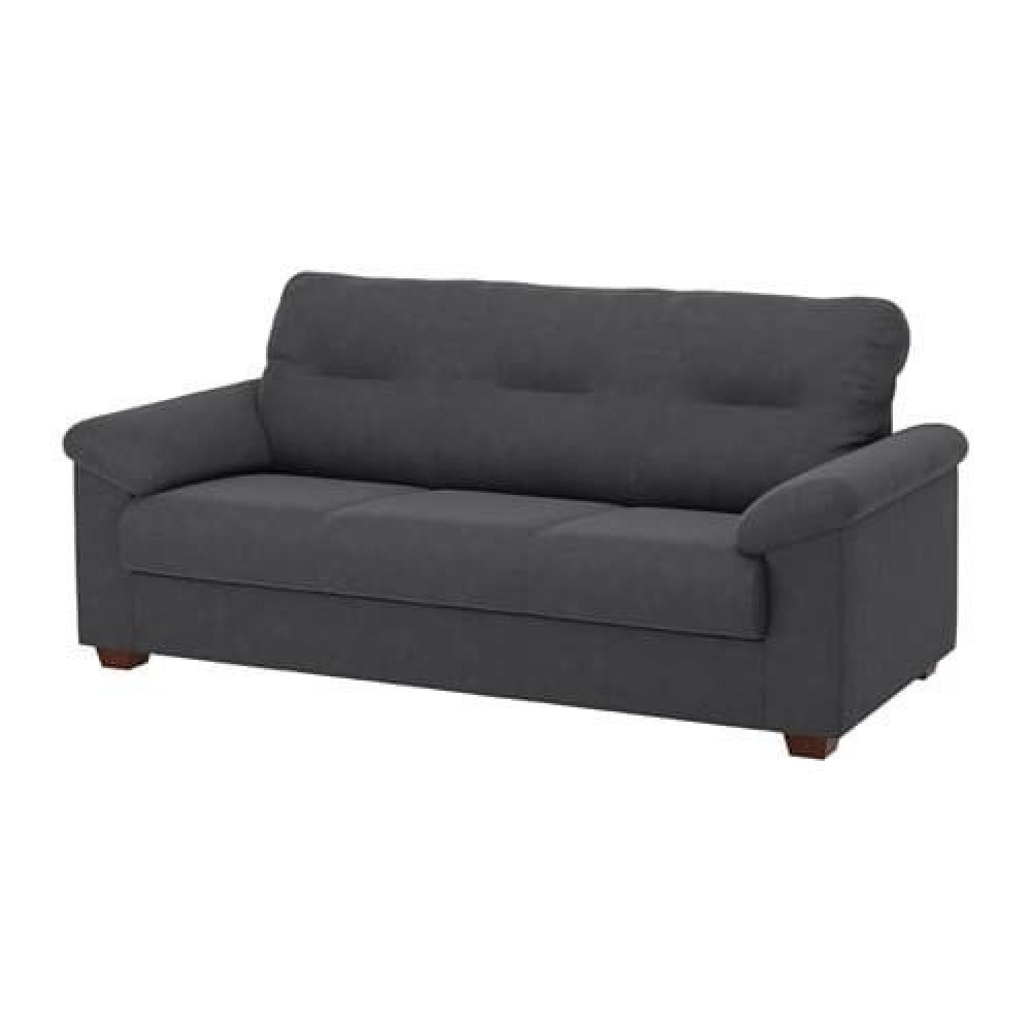 Ikea Knislinge Samsta Dark Gray Sofa - image-0