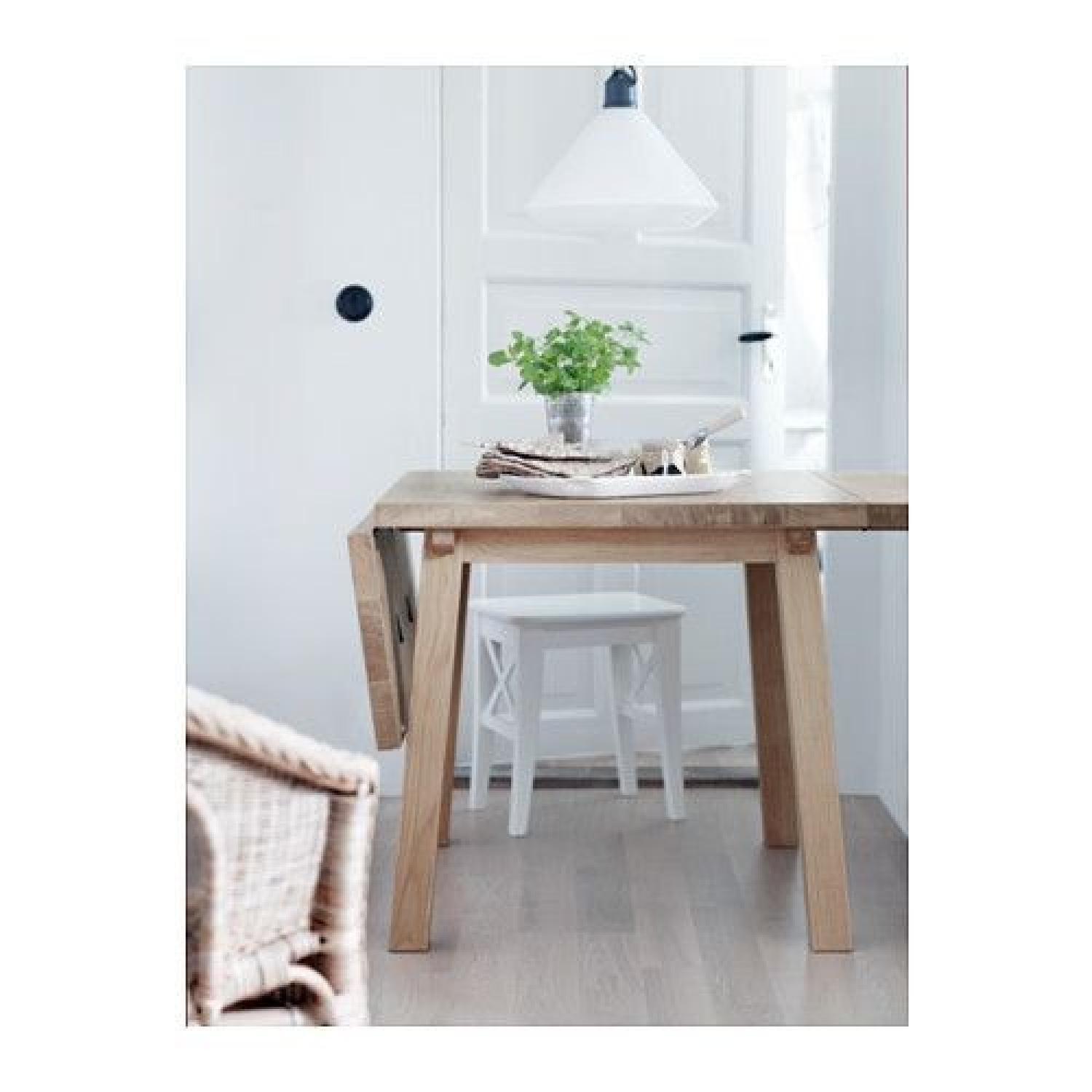 Ikea Mockelby Drop-Leaf Dining Table - image-8