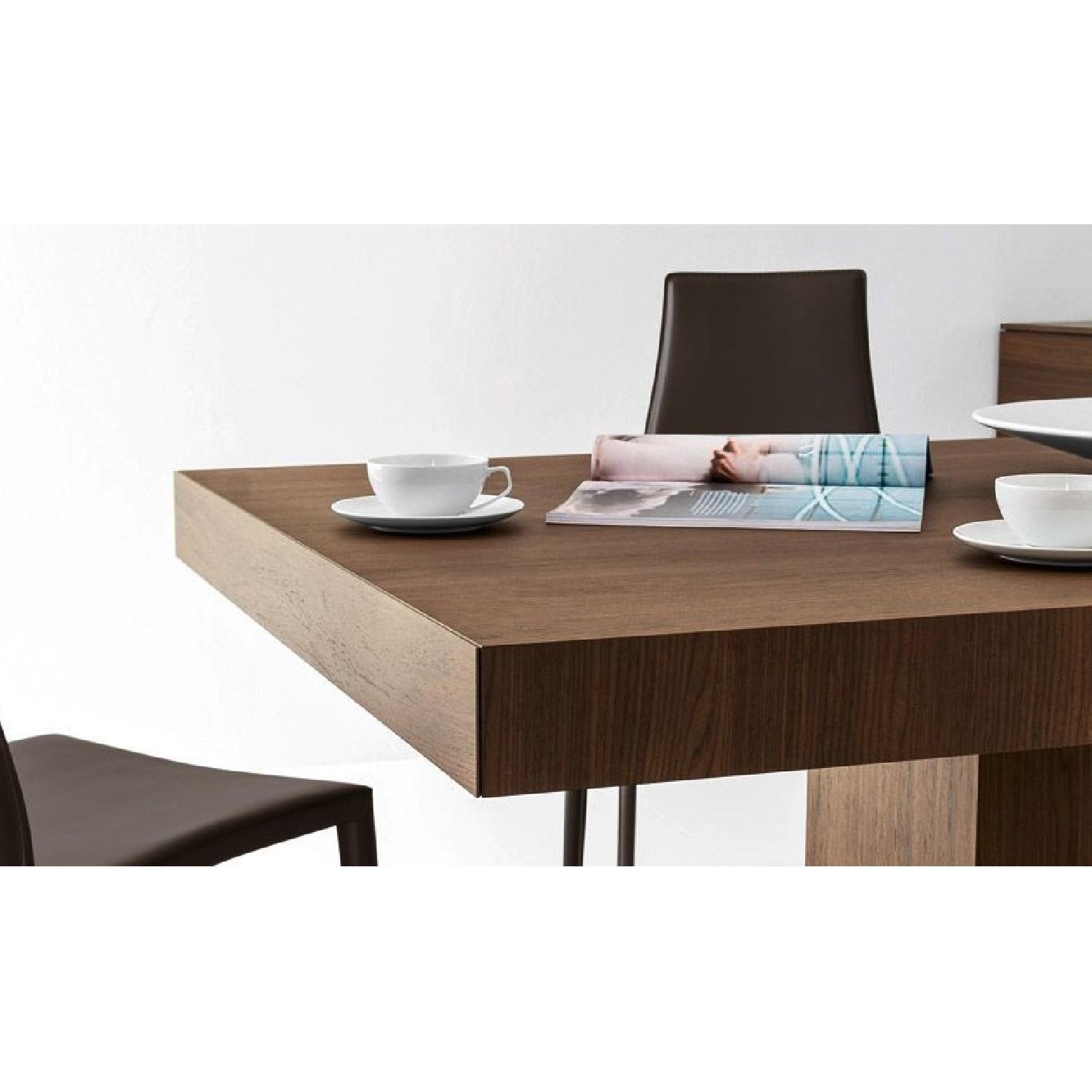 Calligaris Custom Extendable Dining Table w/ 6 Chairs AptDeco