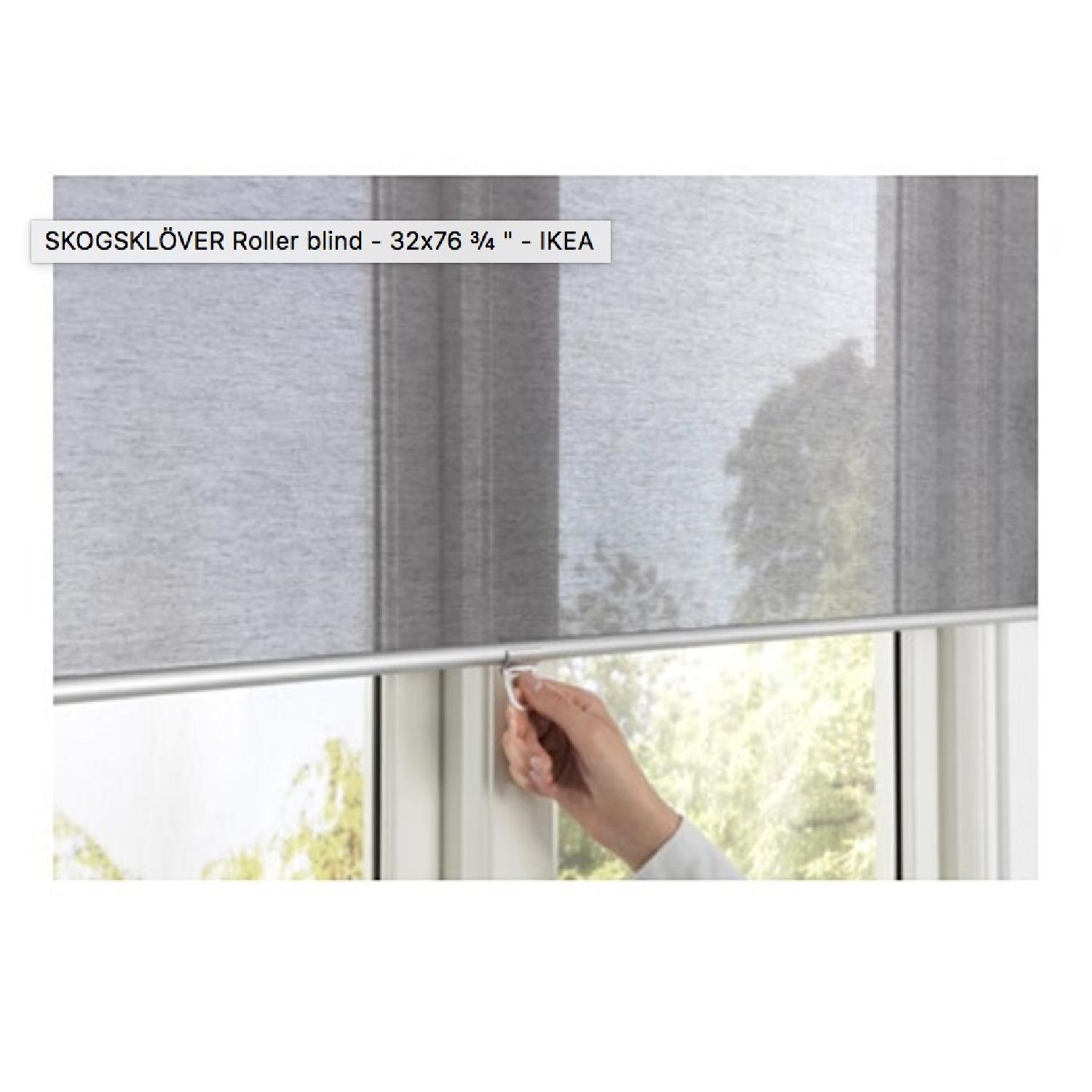 Ikea Gray Roller Blinds - image-1