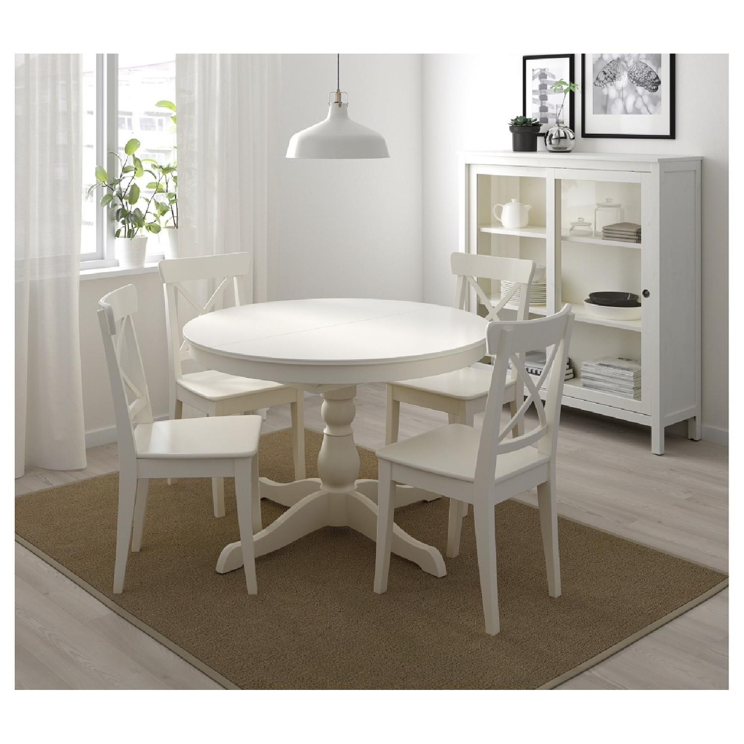 Ikea Ingatorp White Dining Table - image-1