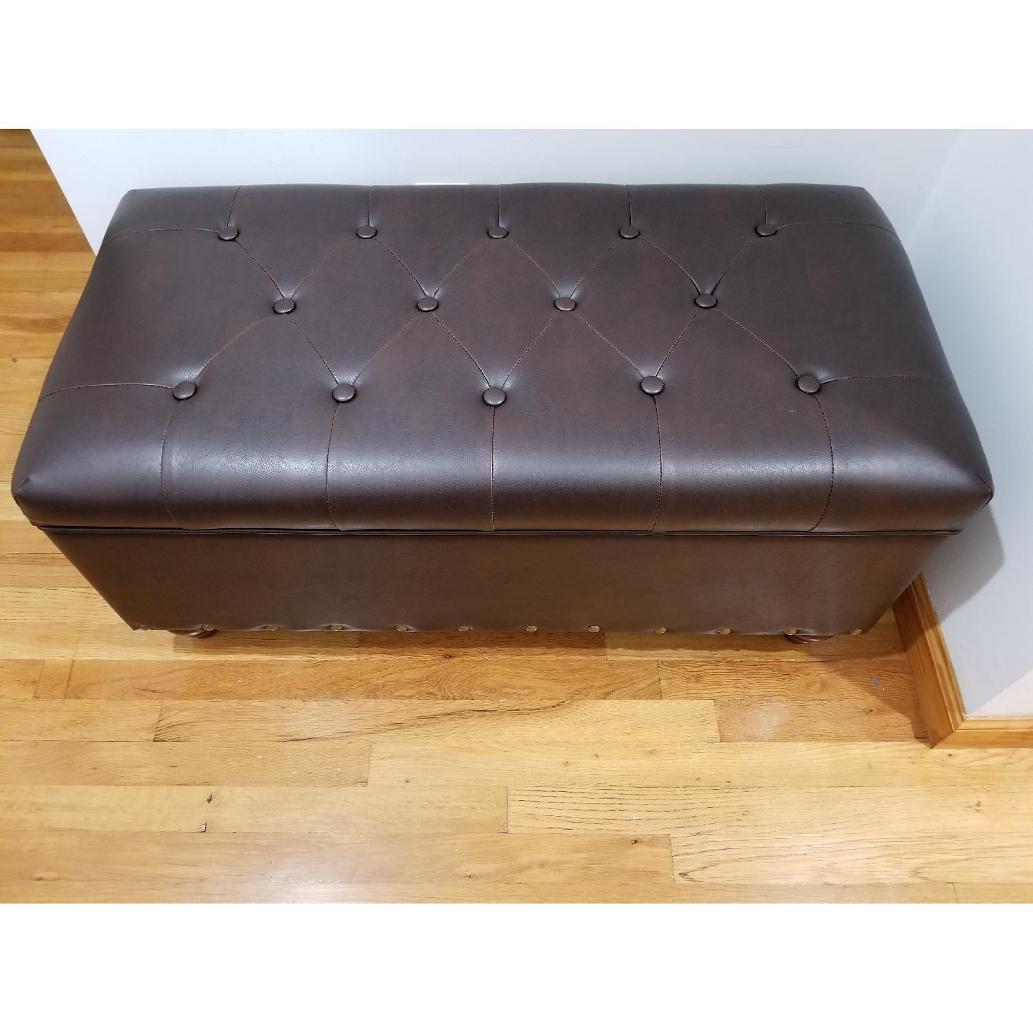Target Tufted Storage Ottoman AptDeco