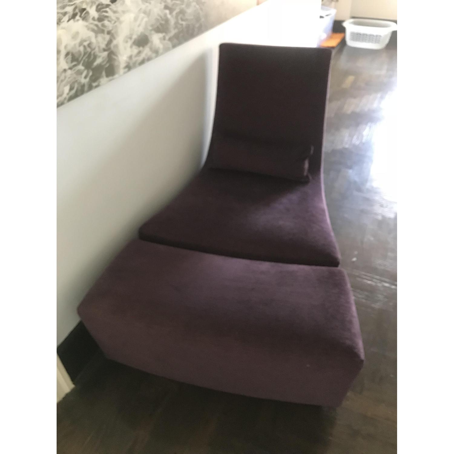 Ligne Roset Neo Rocking Chair + Footstool - image-2