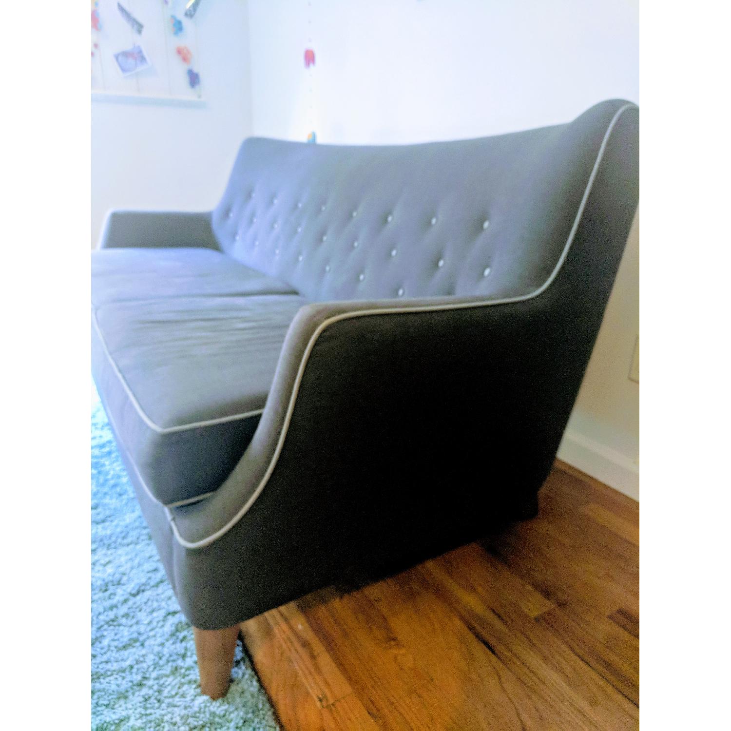 West Elm Mid Century Modern Style Sofa - image-1