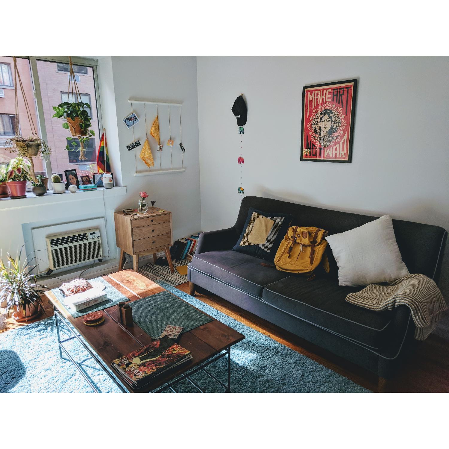 West Elm Mid Century Modern Style Sofa - image-2