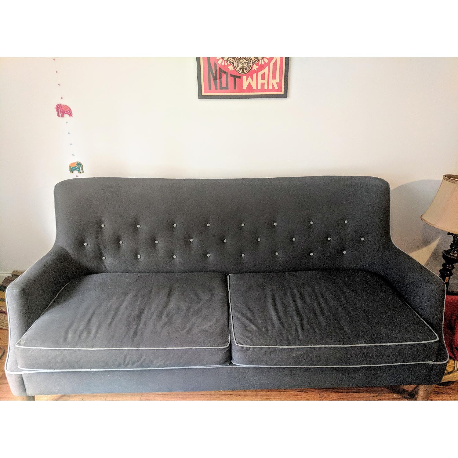 West Elm Mid Century Modern Style Sofa - image-3