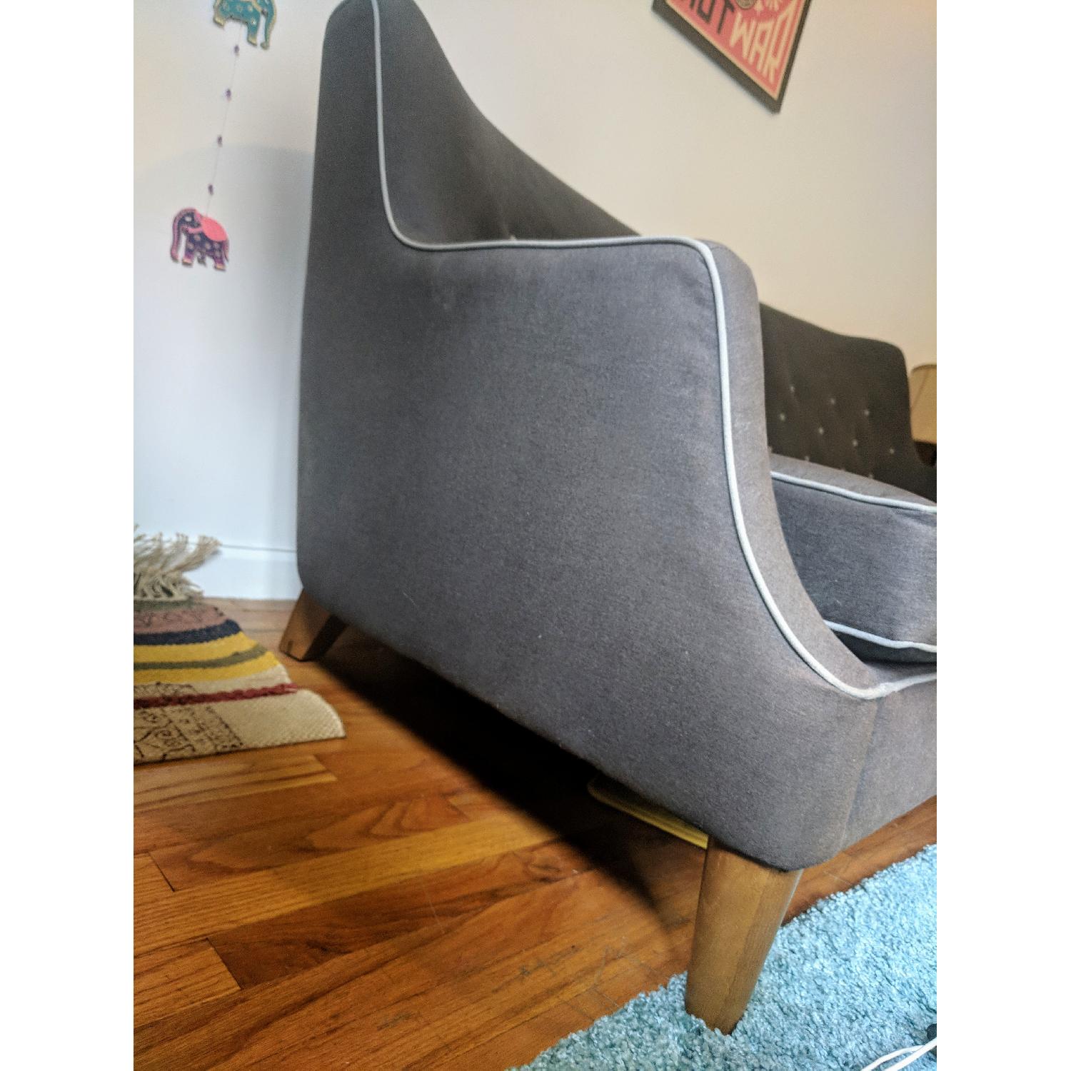 West Elm Mid Century Modern Style Sofa - image-5