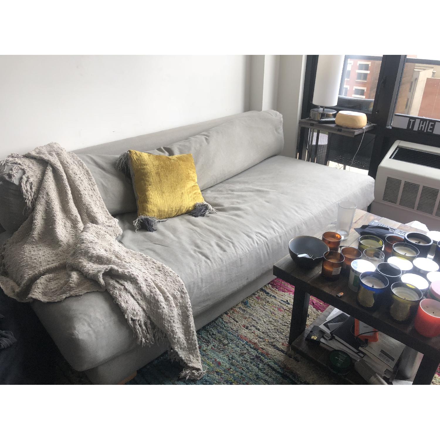 CB2 Piazza Armless Sofa - image-2