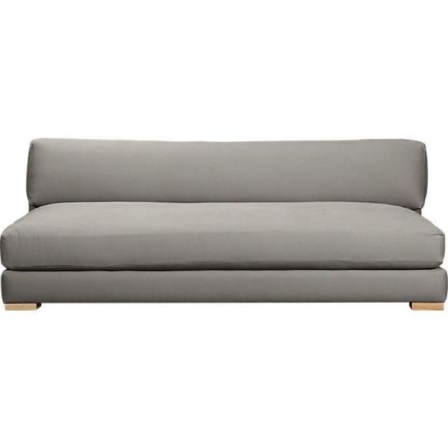 CB2 Piazza Armless Sofa - image-0