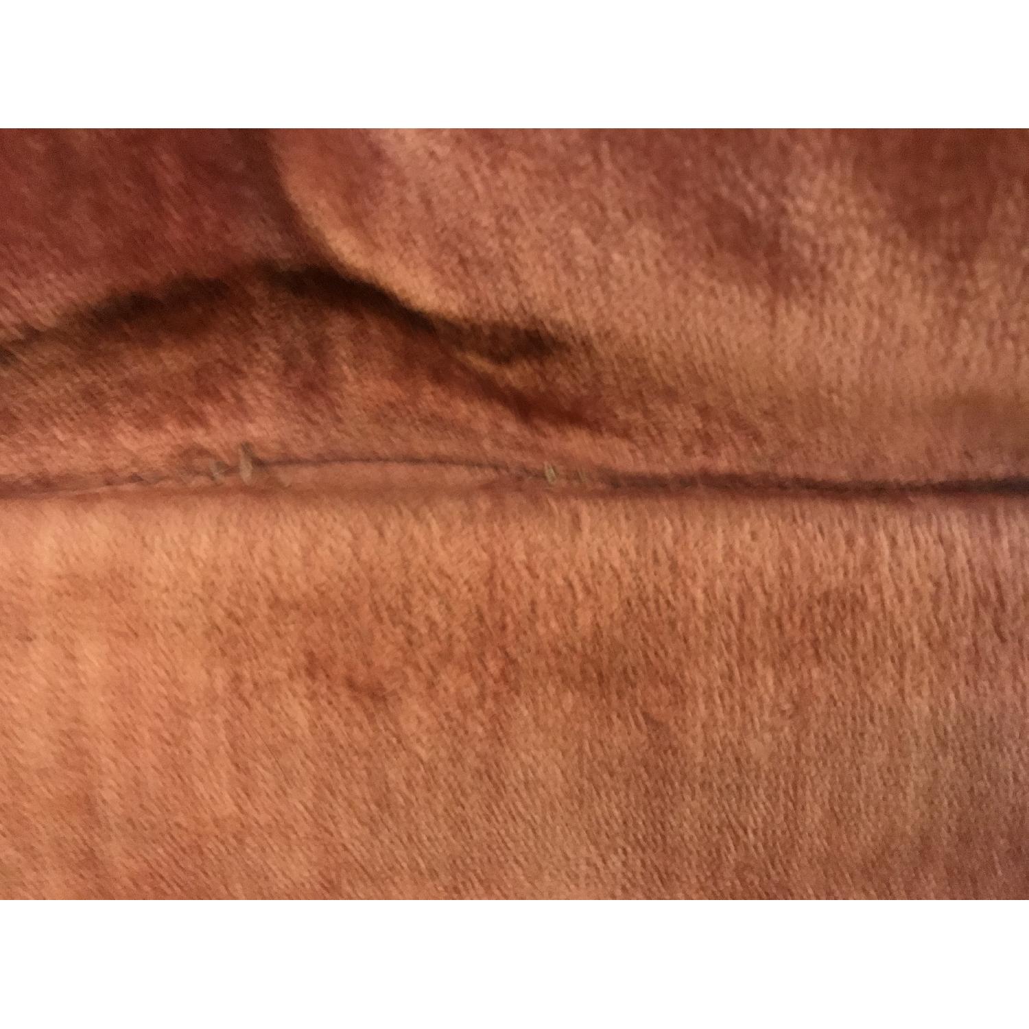 1920s Antique Pink Velvet Sofa - image-6