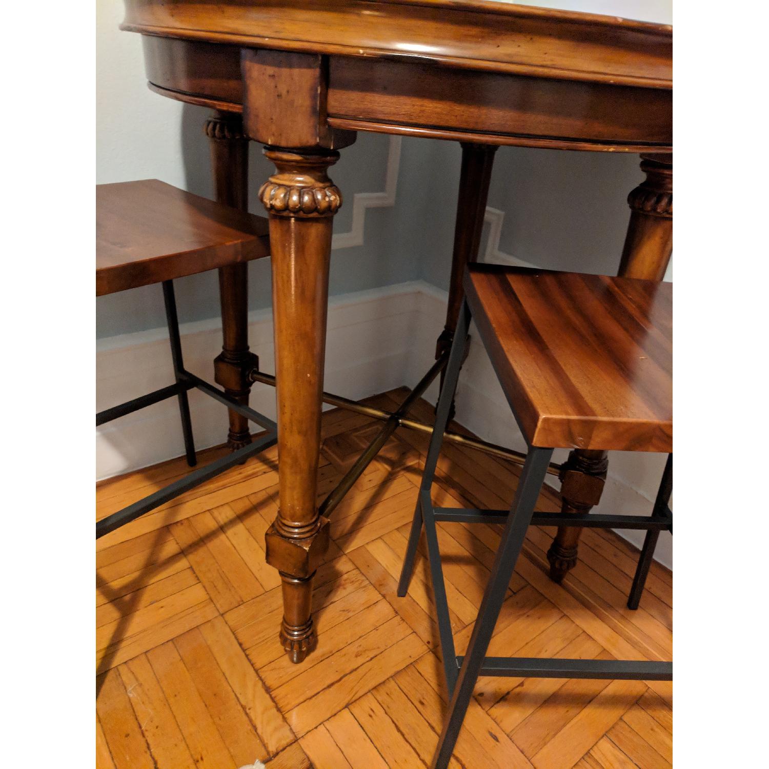 West Elm Rustic Bar Stools - image-2