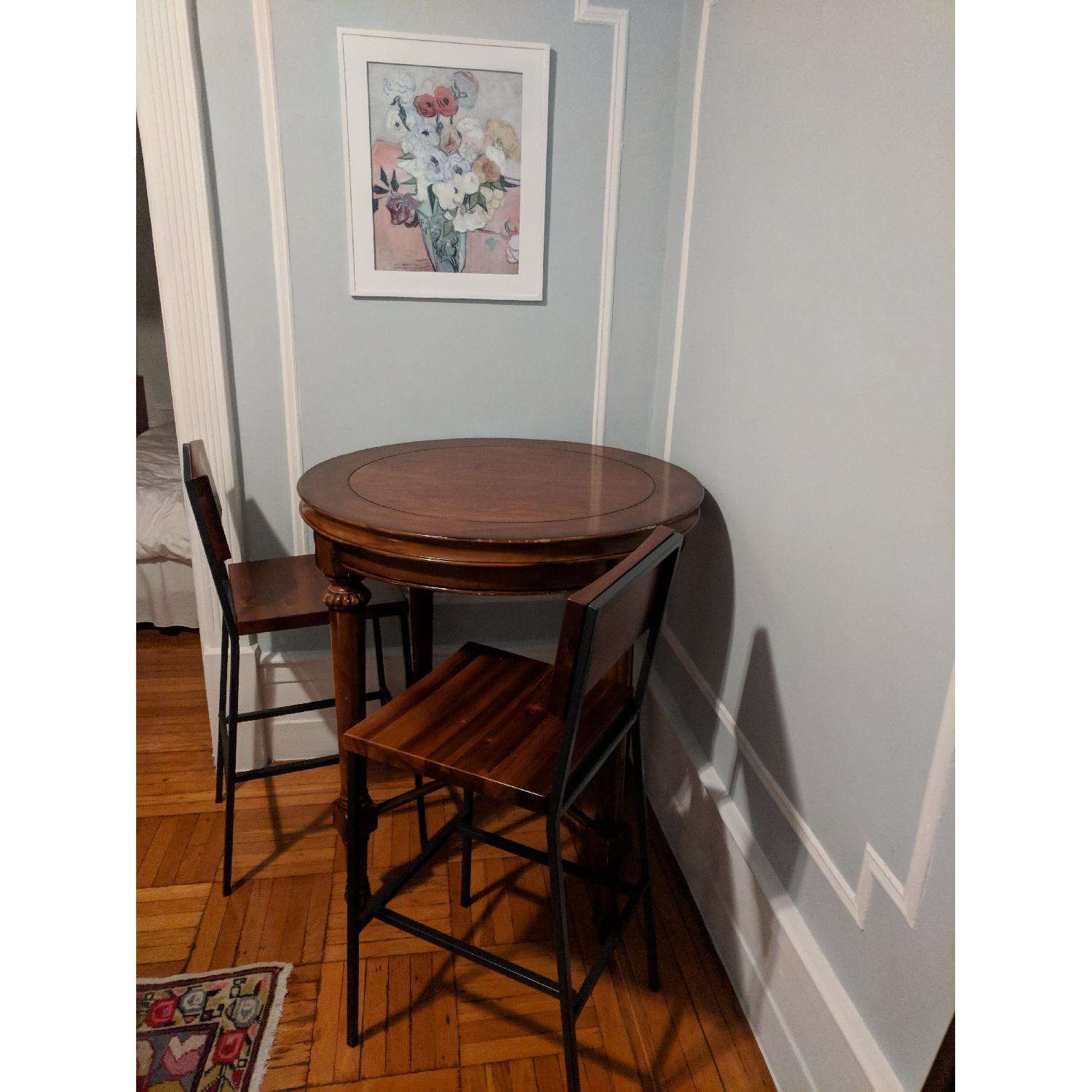 West Elm Rustic Bar Stools - image-3