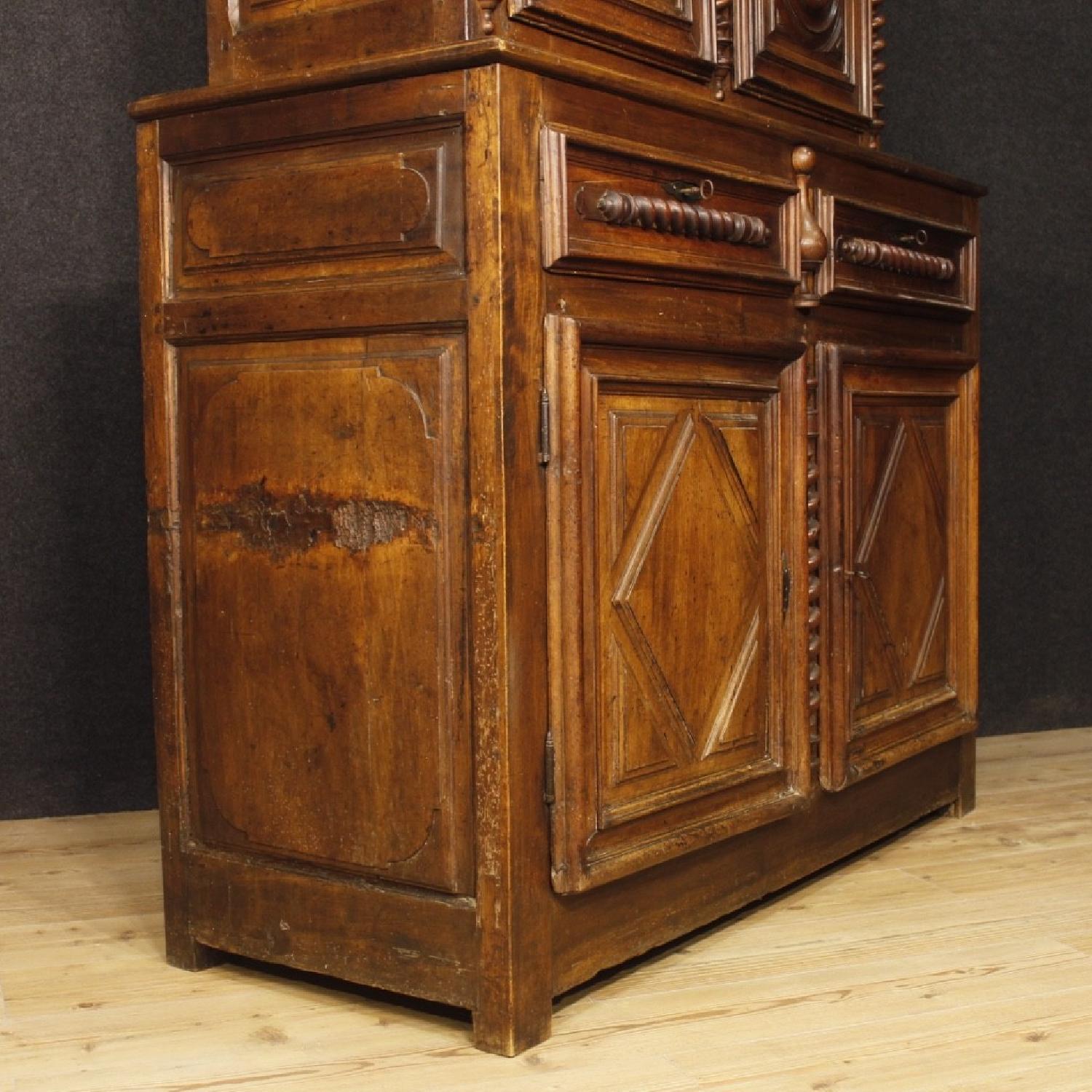 18th Century French Louis XIII Style Double Body Cupboard - image-4