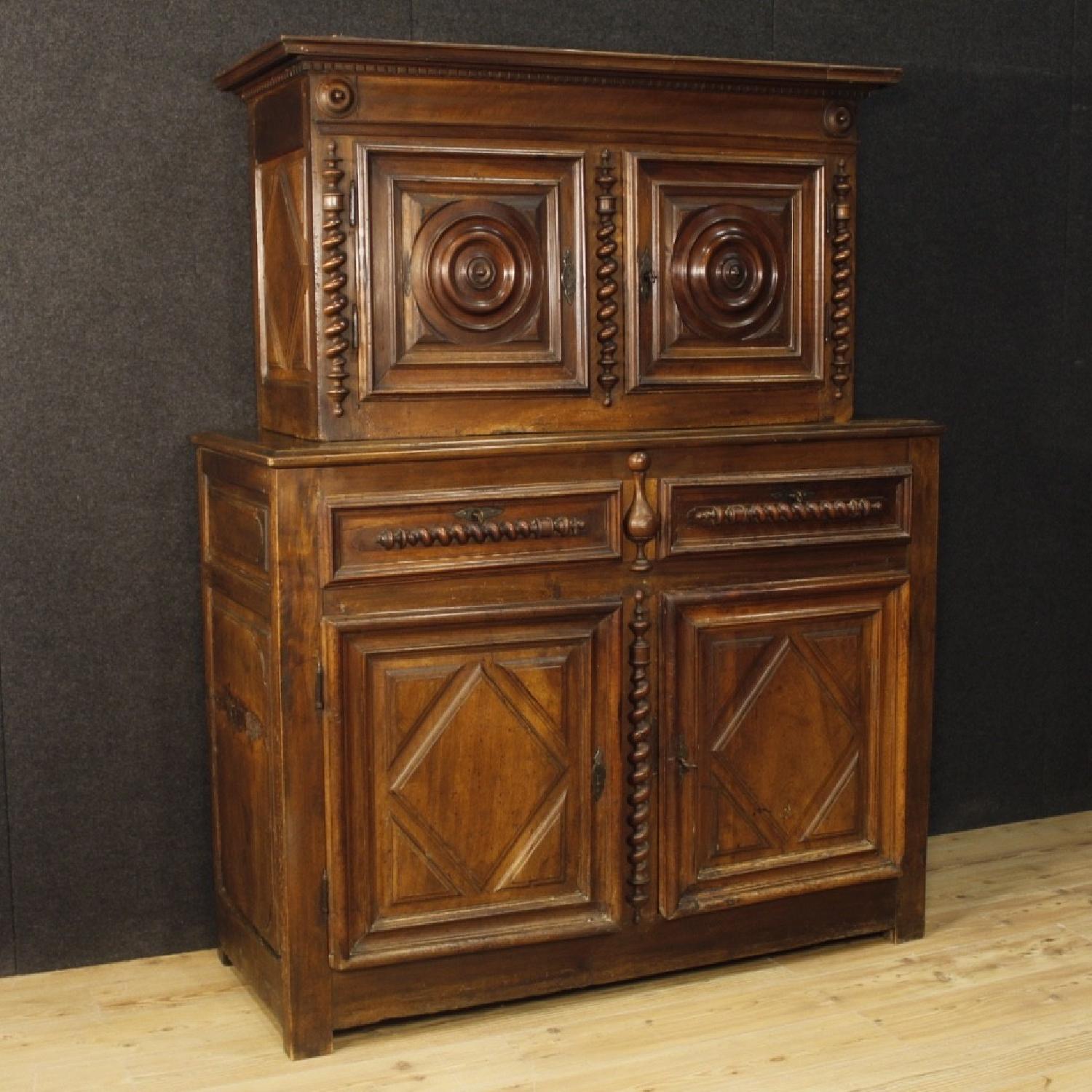 18th Century French Louis XIII Style Double Body Cupboard - image-5