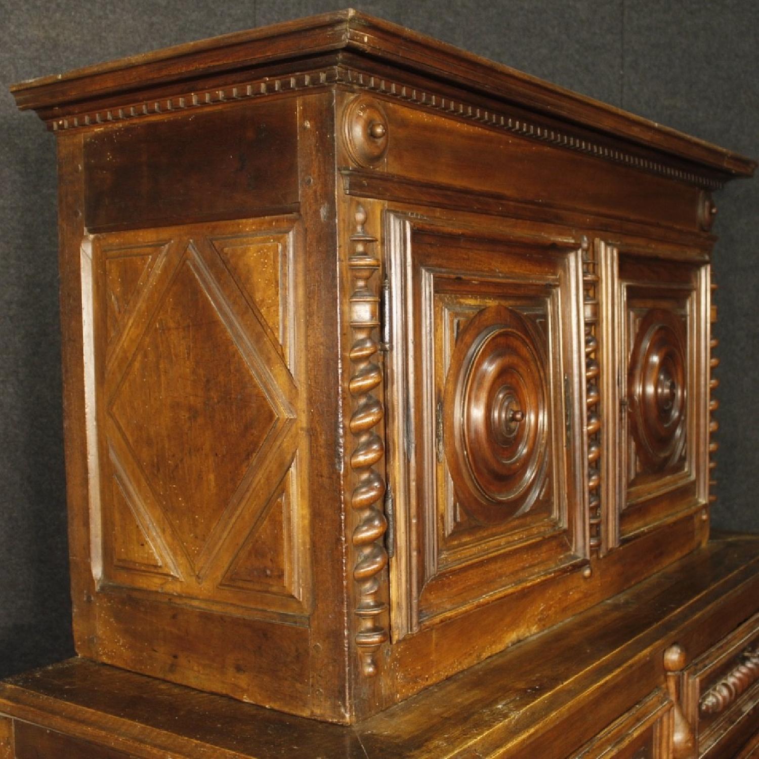 18th Century French Louis XIII Style Double Body Cupboard - image-7