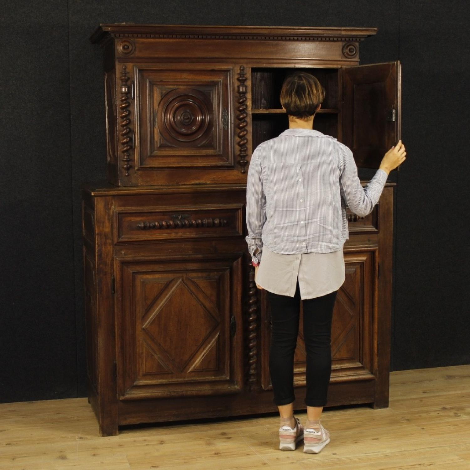 18th Century French Louis XIII Style Double Body Cupboard - image-12