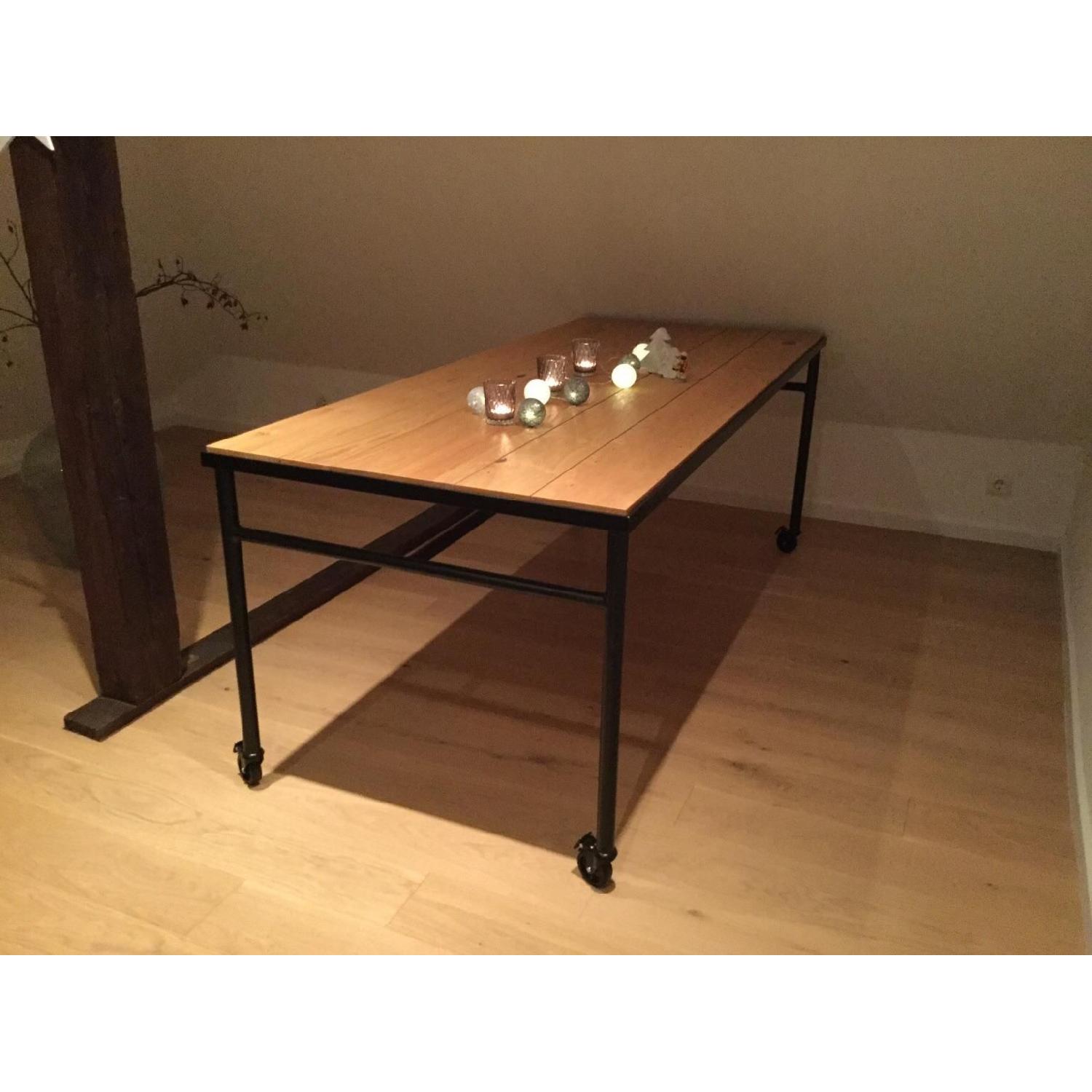 Ikea Malmberget Rolling Dining Table AptDeco