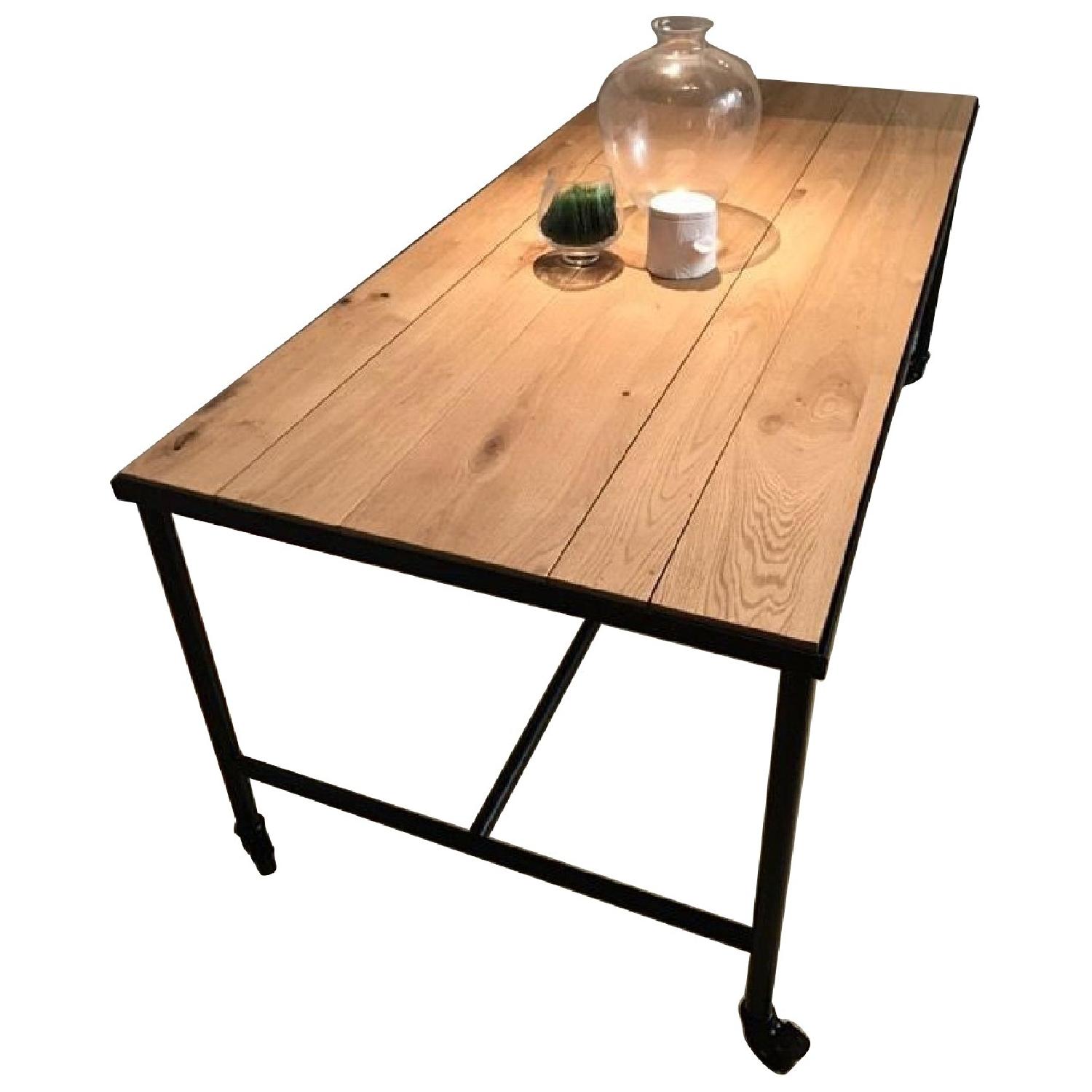 Ikea Malmberget Rolling Dining Table AptDeco