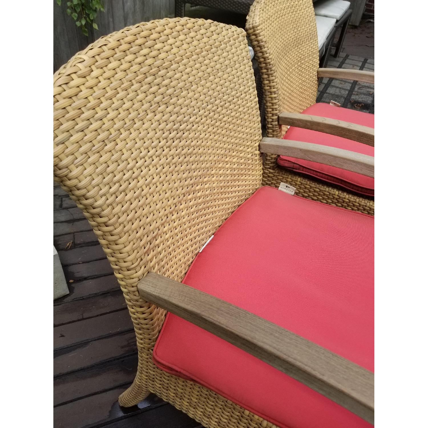 Gloster Plantation Outdoor Dining Armchairs - image-5