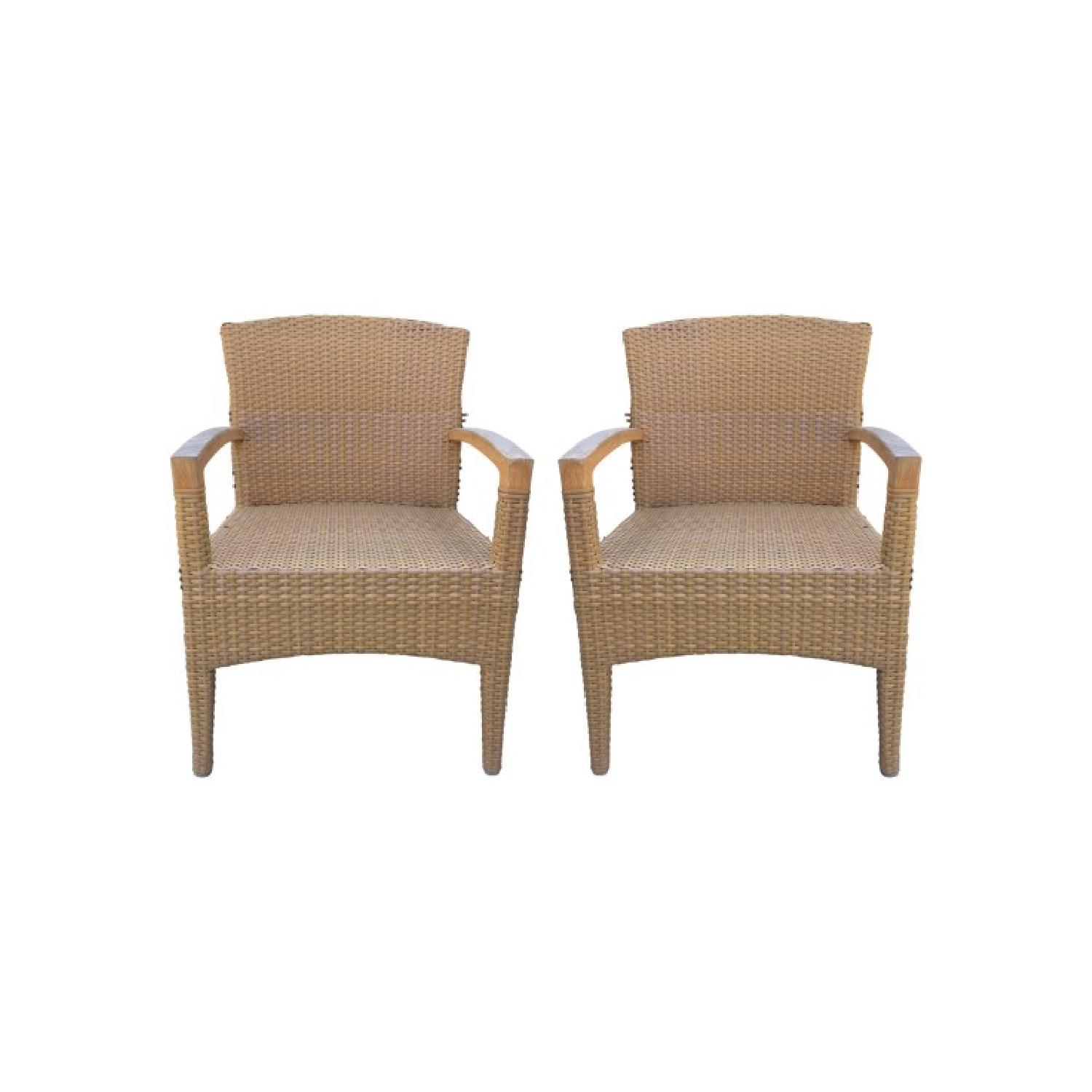 Gloster Plantation Outdoor Dining Armchairs - image-8