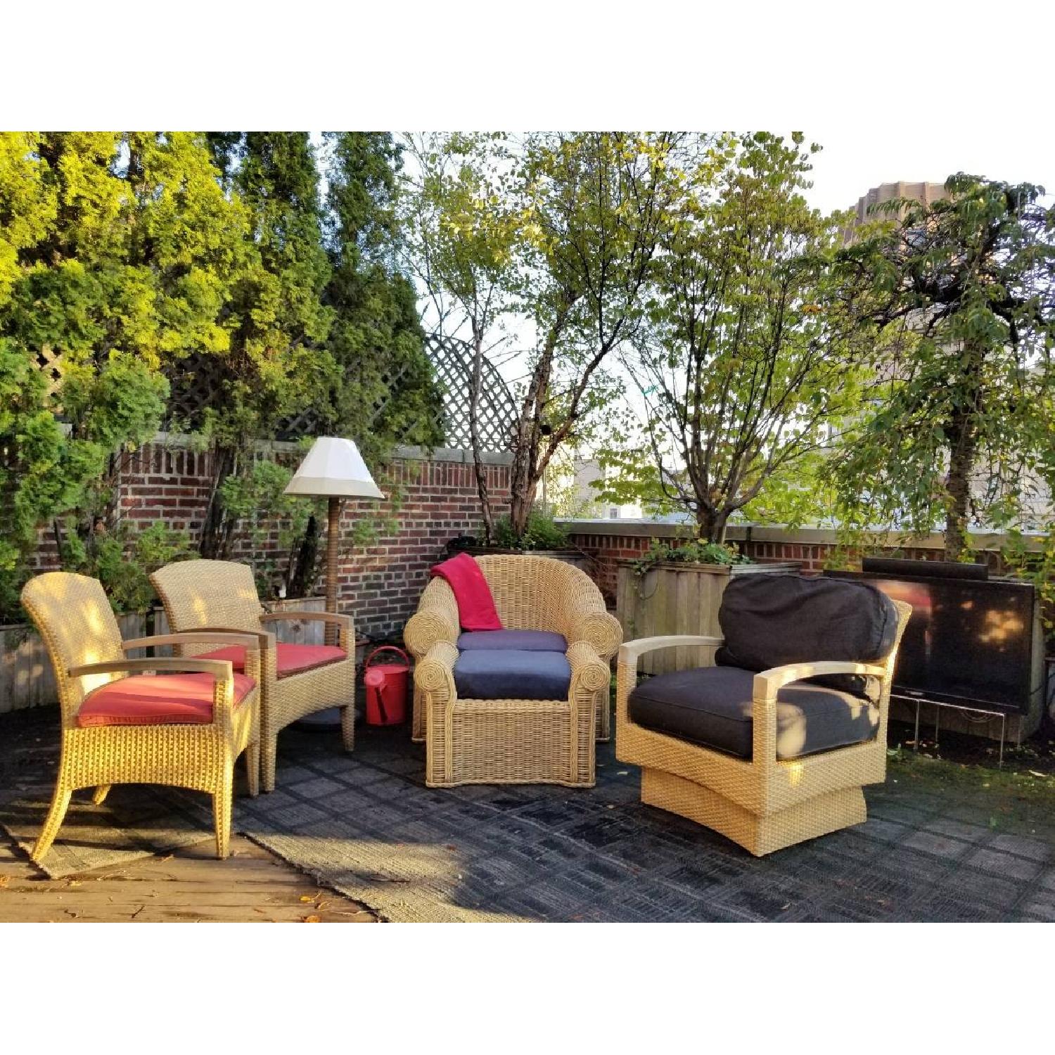 Gloster Plantation Outdoor Dining Armchairs - image-9